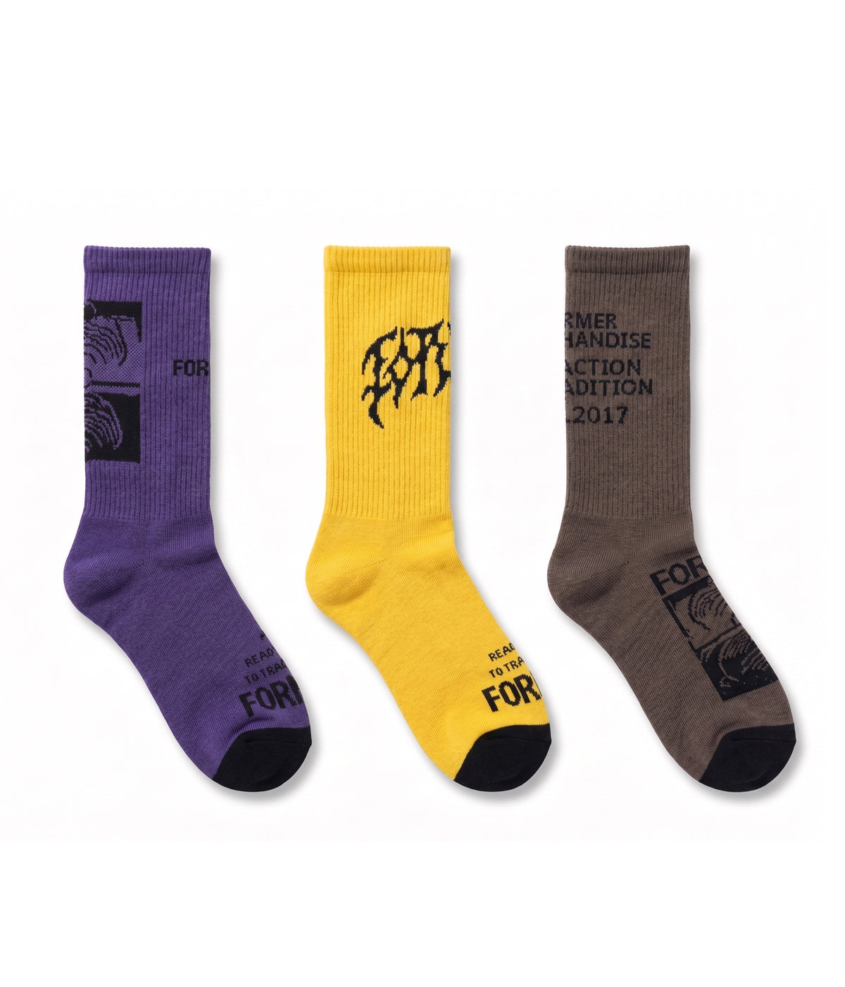SYSTEM 3-PACK SOCK // MULTI
