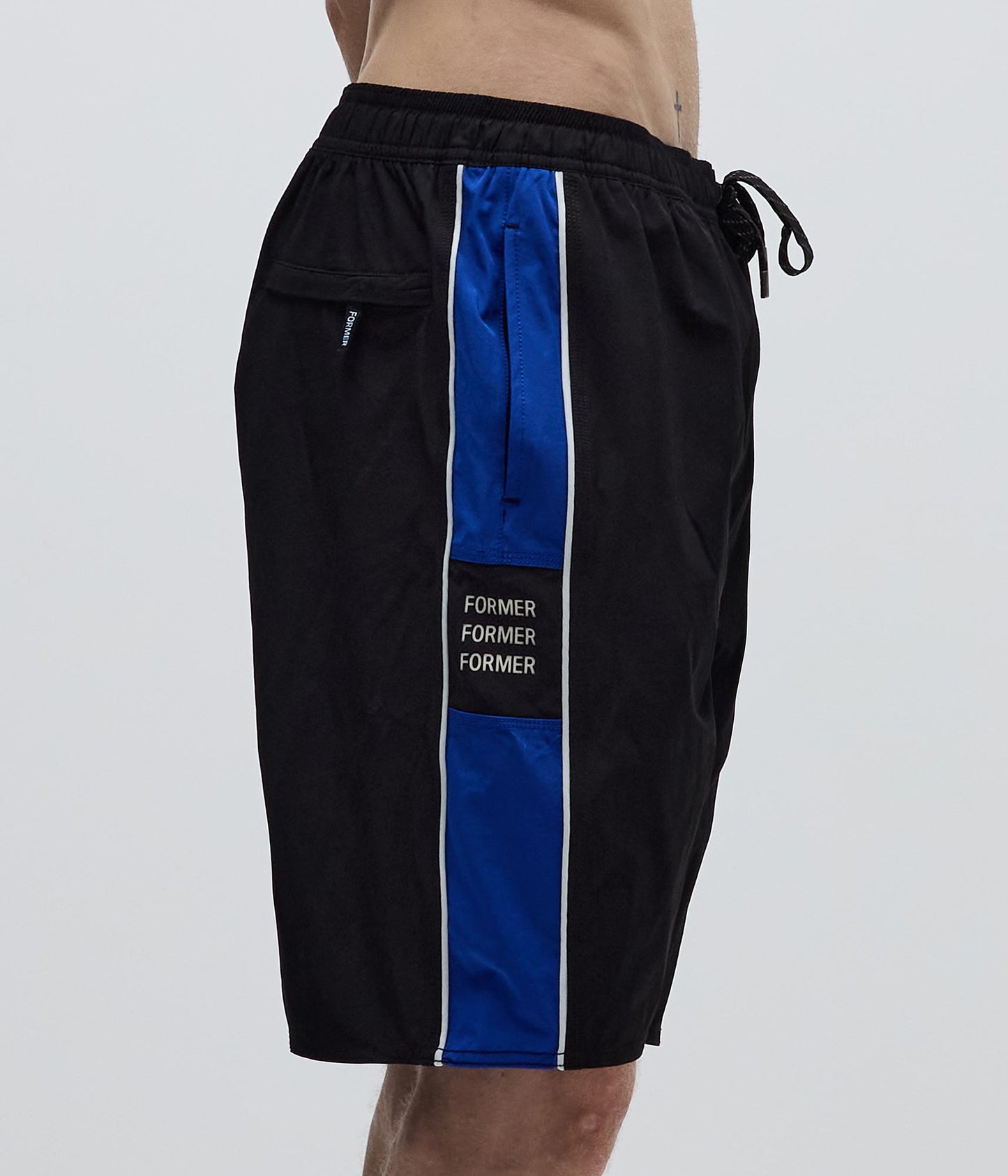 TEAM 20" SWIM TRUNK // BLACK COBALT