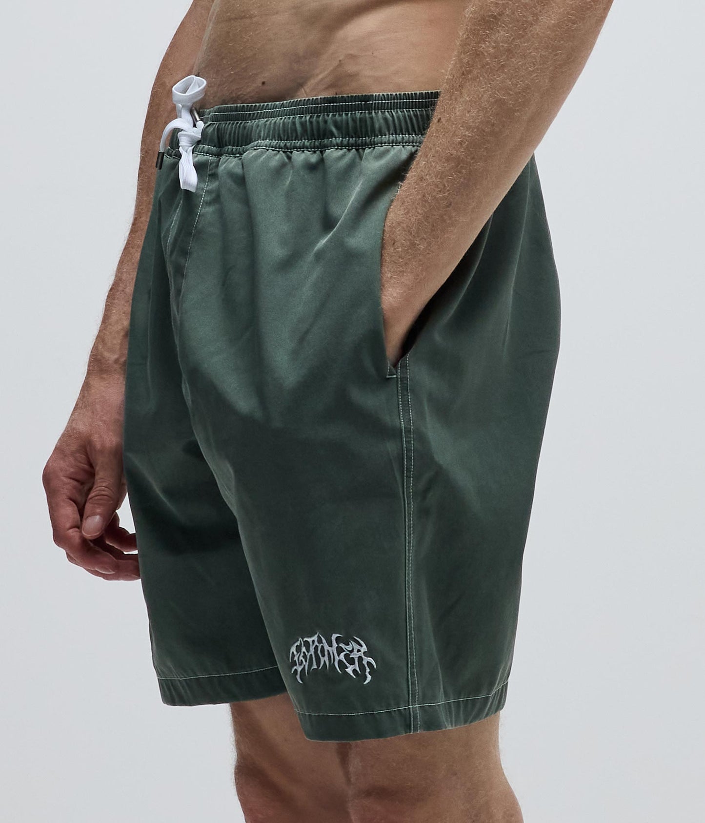 SWANS 18" SWIM SHORT // PINE