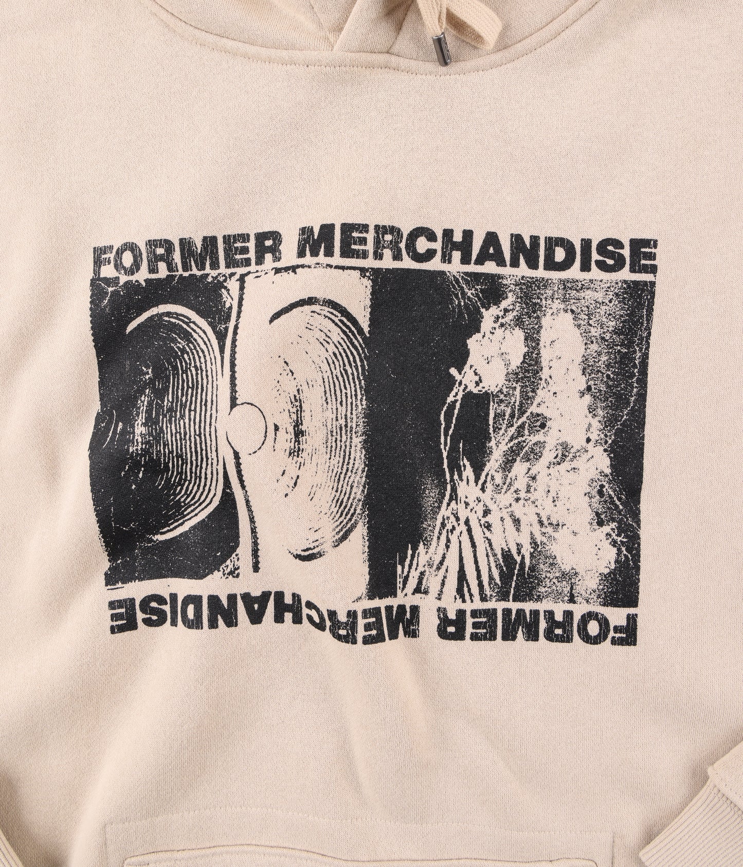 FLOURISHED HOOD // BONE