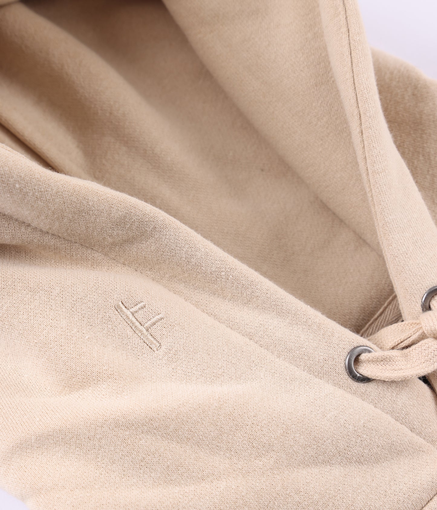 FLOURISHED HOOD // BONE