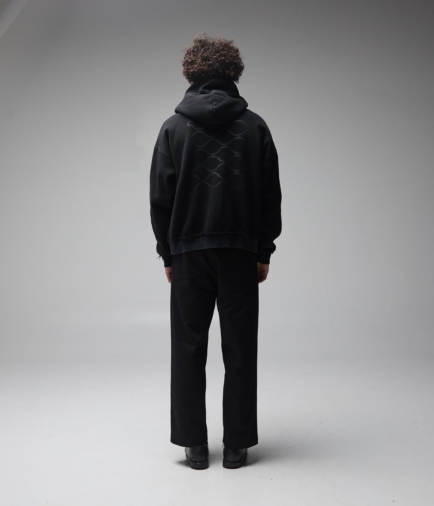FORMER Alleviate Boxy Zip Hood in WASHED BLACK - Pending Approval Collection