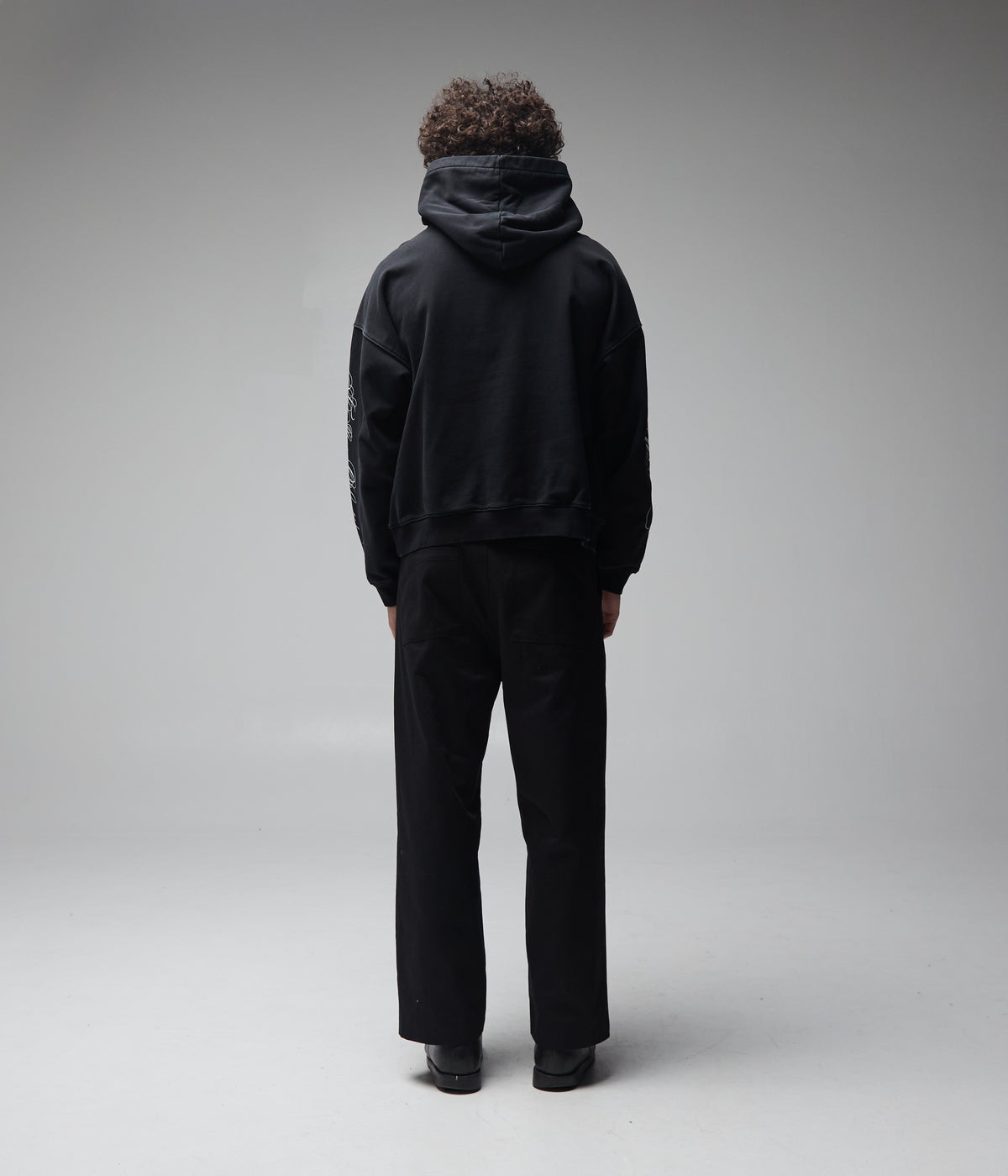 FORMER / ILLUSION BOXY HOOD // WASHED BLACK