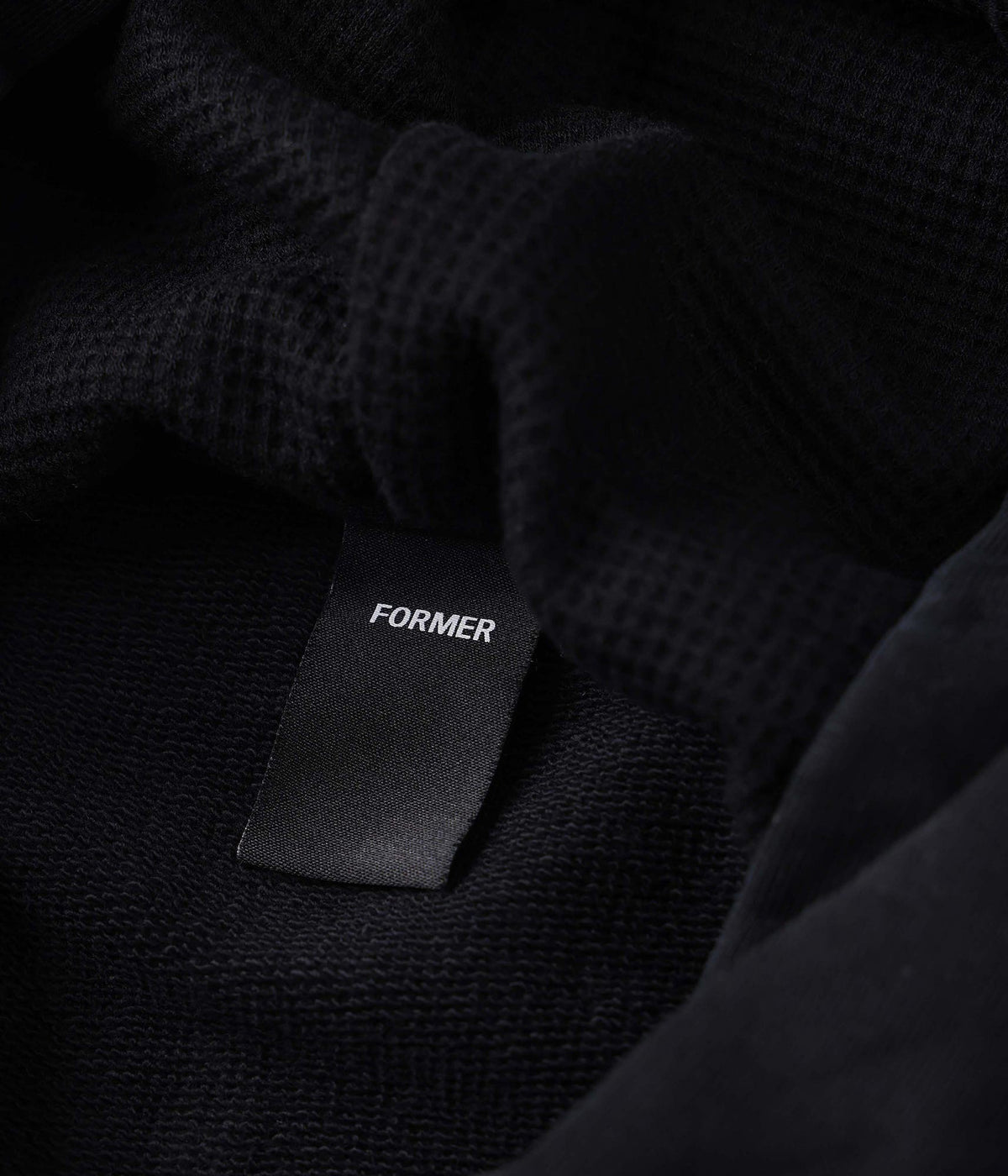 FORMER / ILLUSION BOXY HOOD // WASHED BLACK