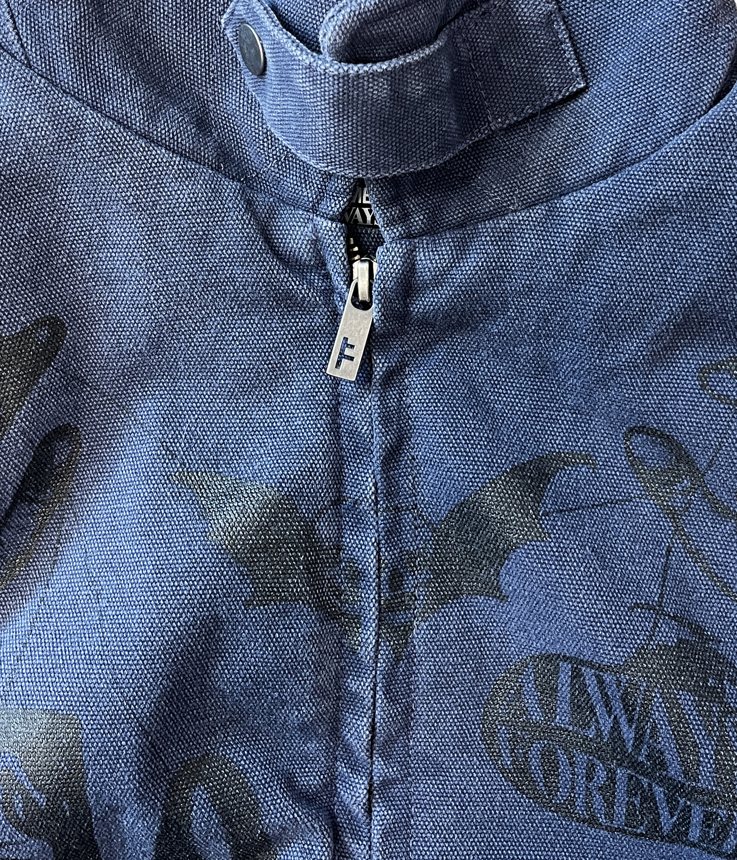 ALWAYS FOREVER BOMBER JACKET // WASHED NAVY