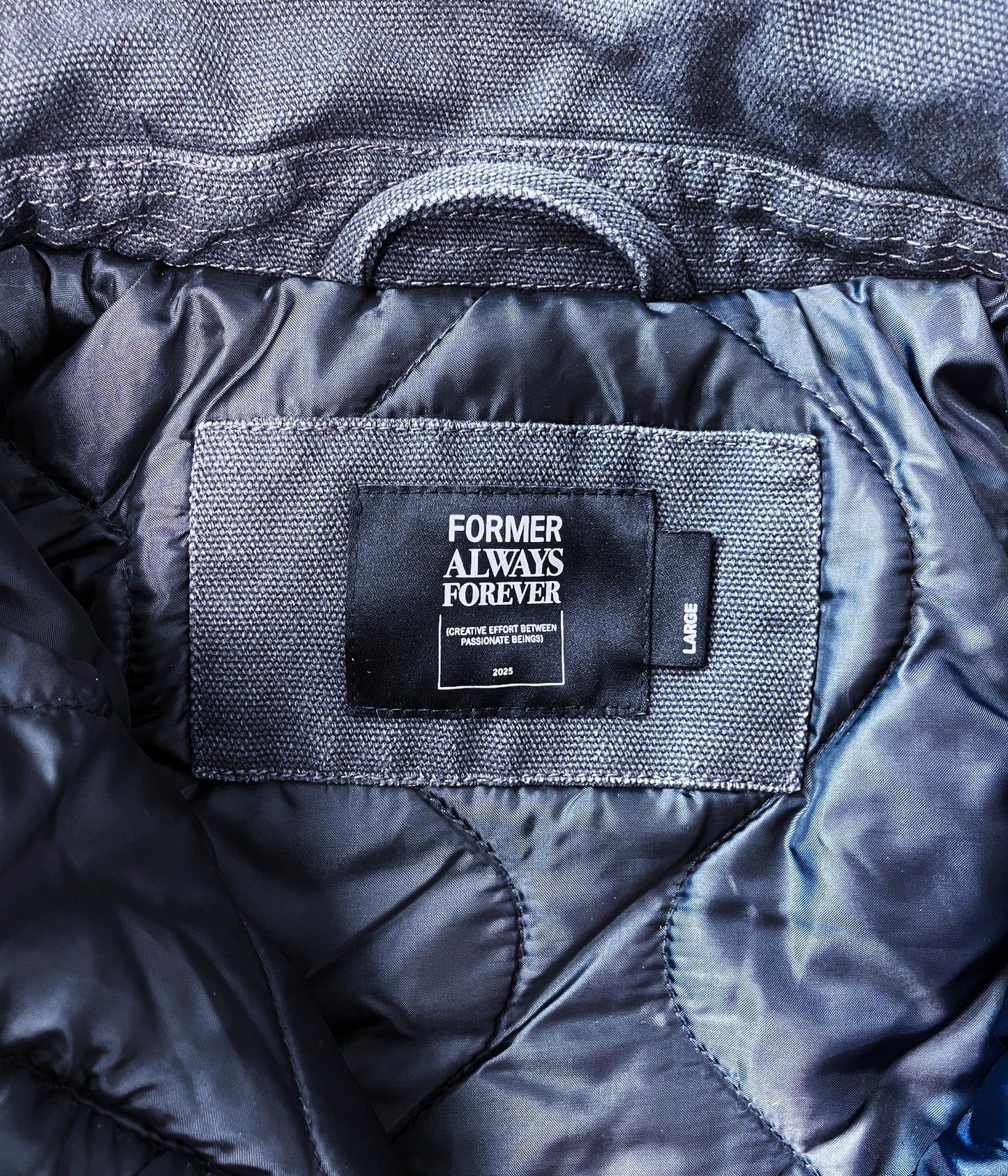 ALWAYS FOREVER BOMBER JACKET // WASHED NAVY