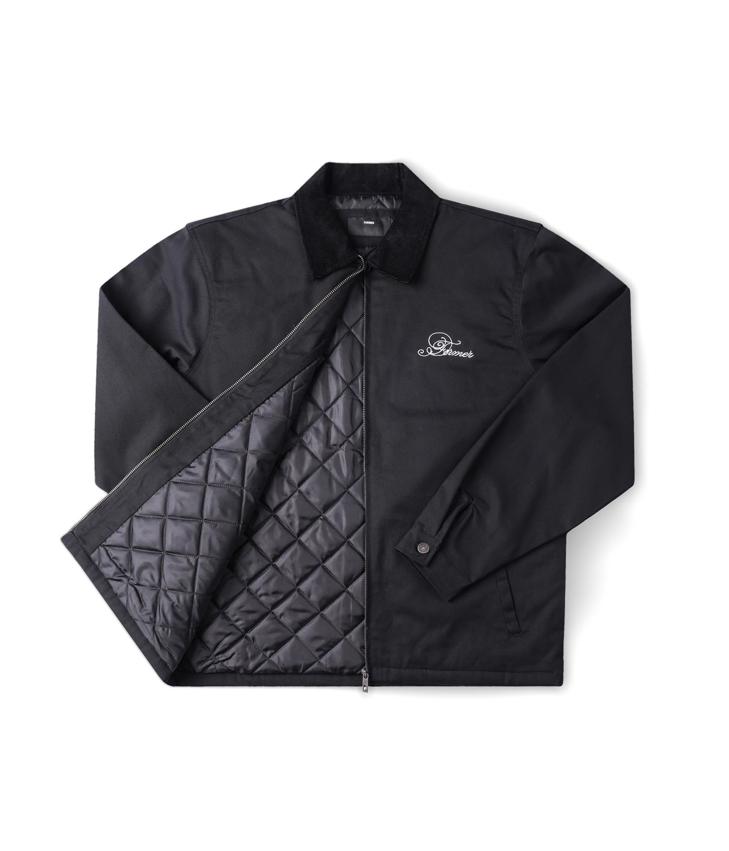 FORMER Reynolds Jacket in BLACK SCRIPT