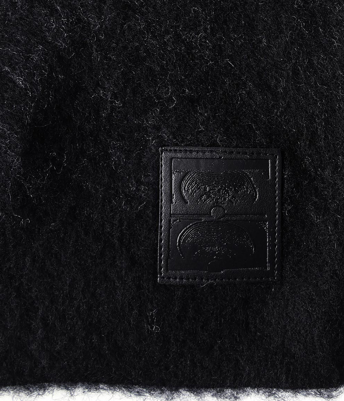 FORMER / ILLUSION MOHAIR KNIT // BLACK