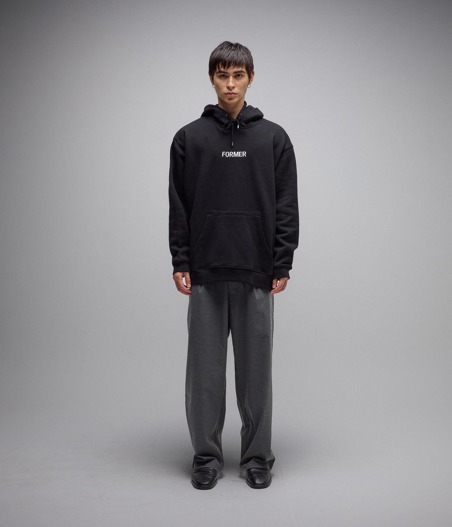 LEGACY EMBROID HOOD // BLACK