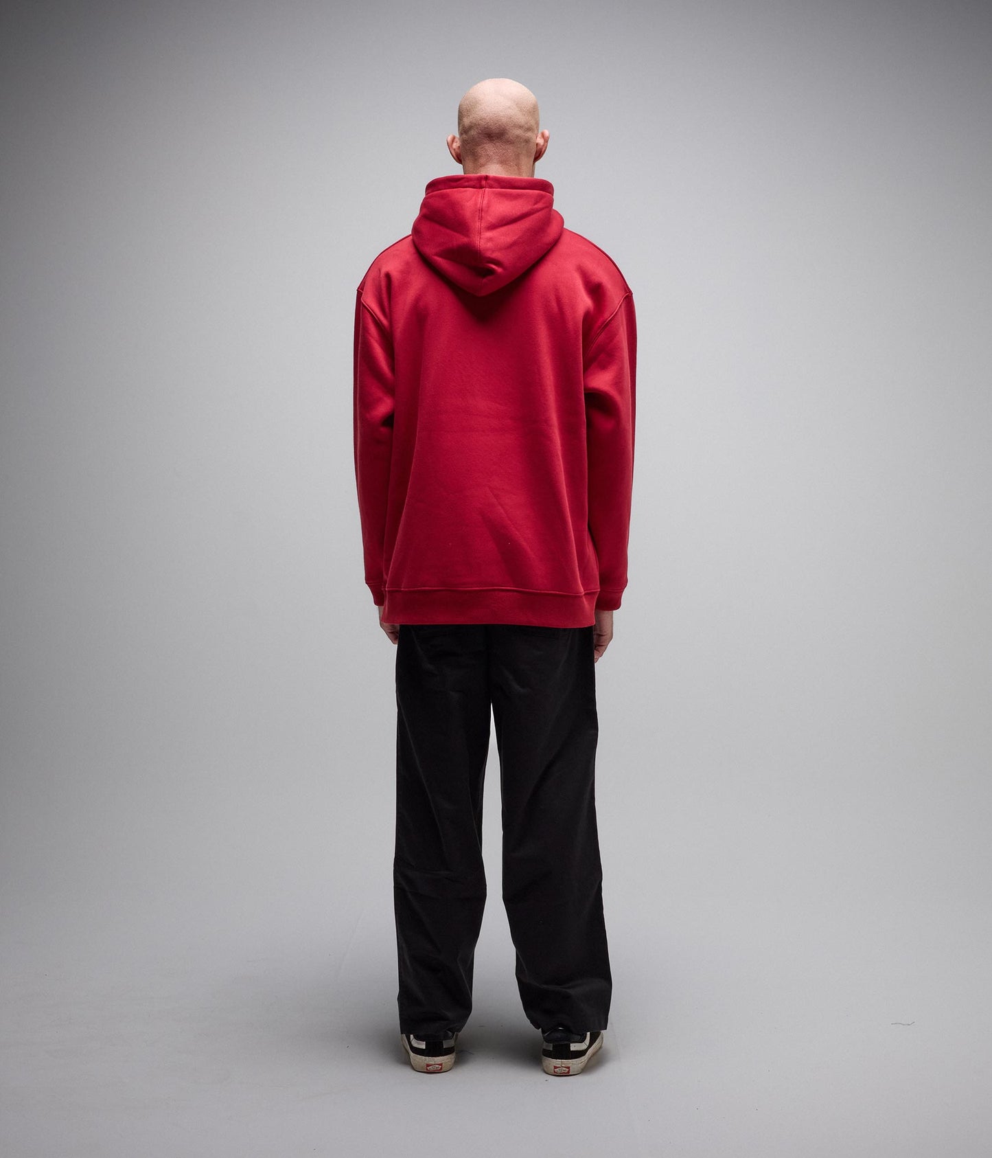 LEGACY EMBROID HOOD // CHERRY