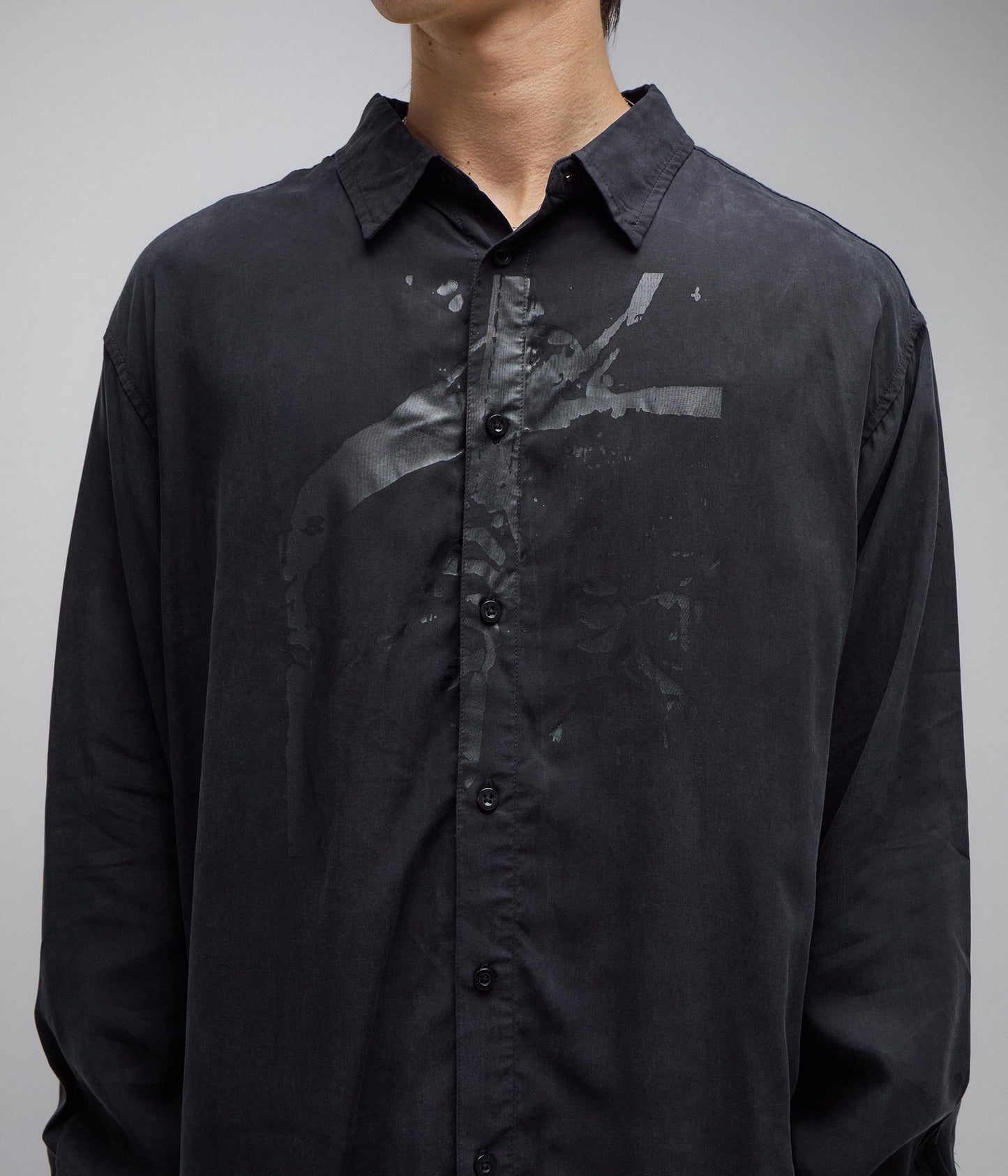 VIVIAN LS SHIRT // SACRIFICE BLACK
