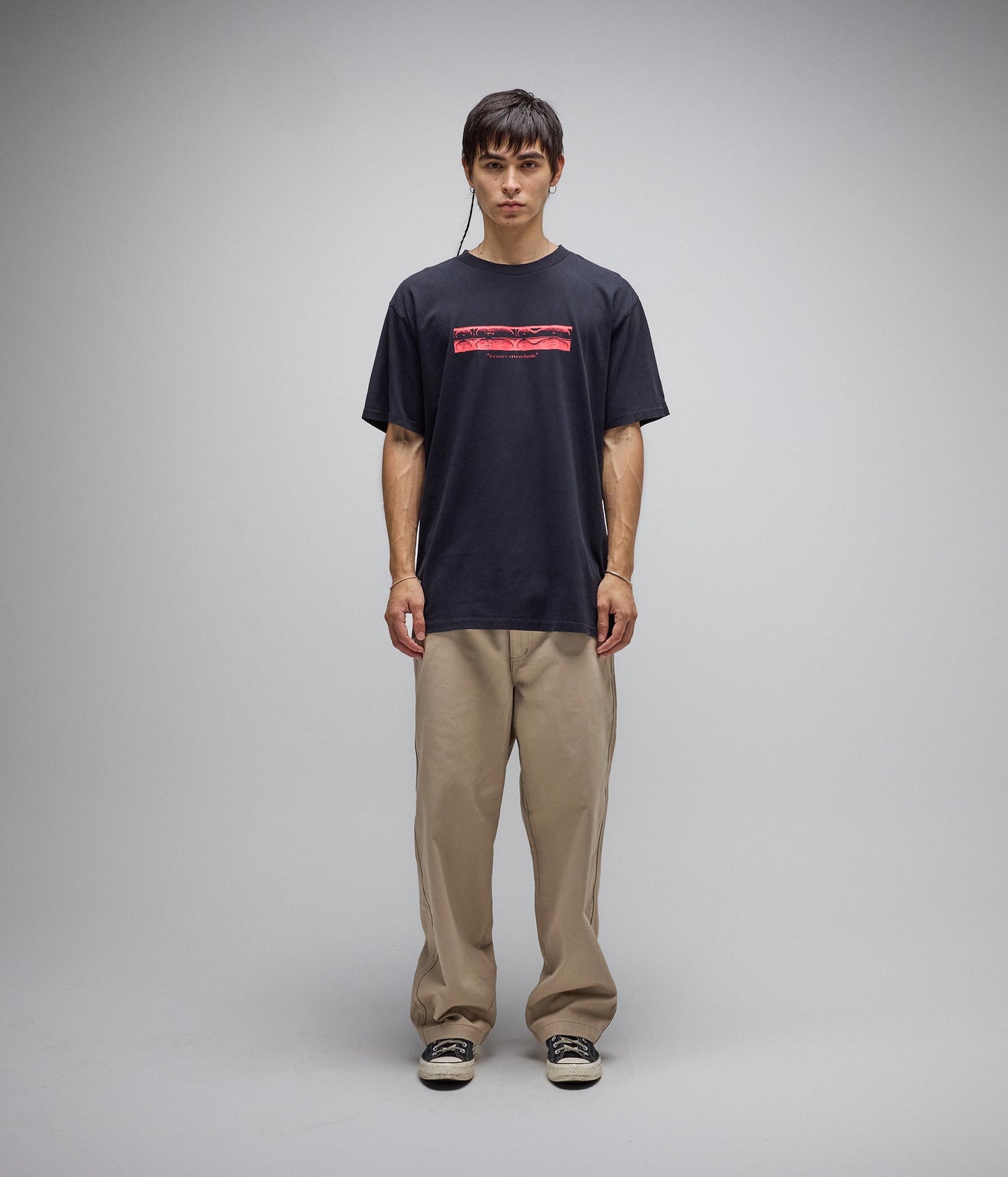 EXTENSION T-SHIRT // WASHED BLACK