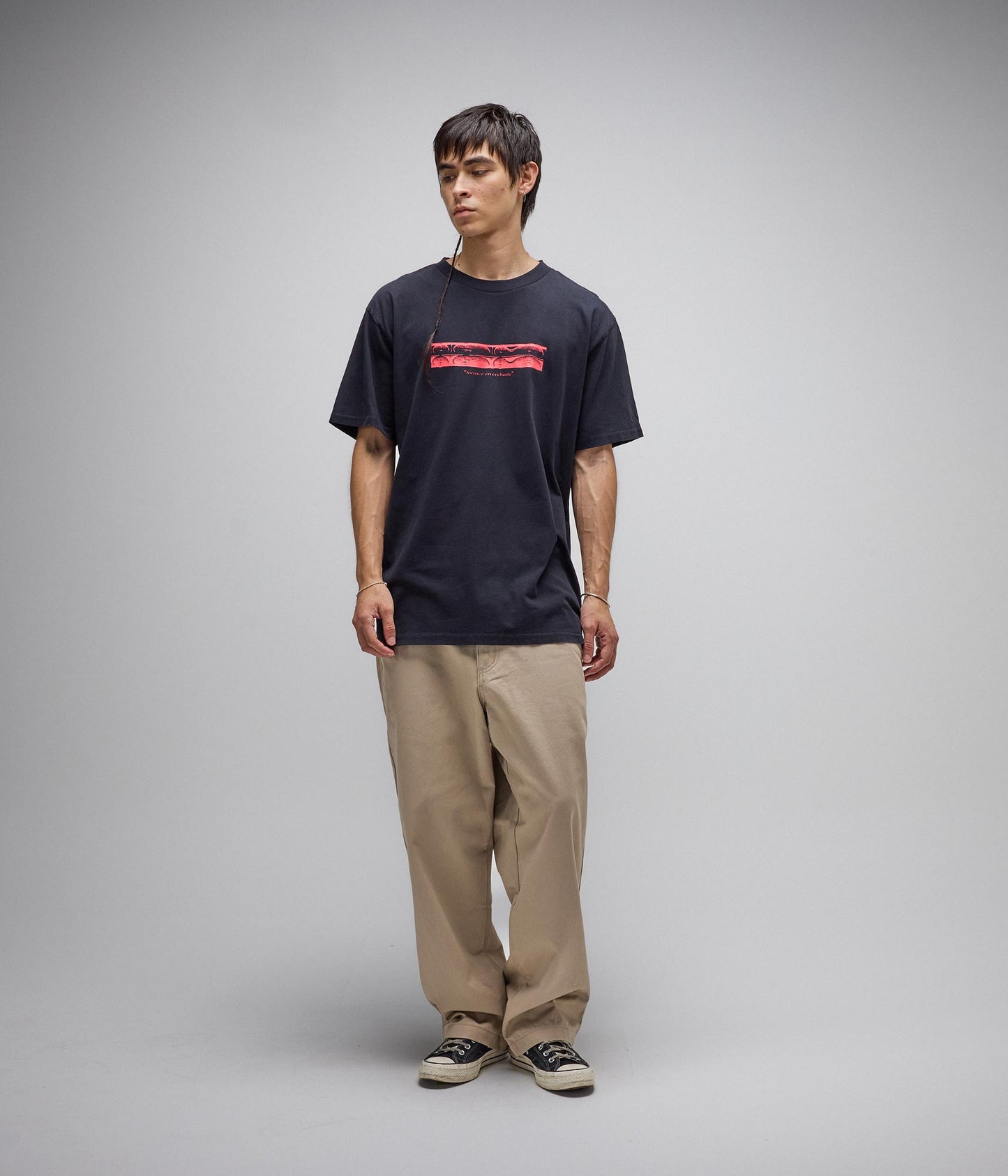 EXTENSION T-SHIRT // WASHED BLACK