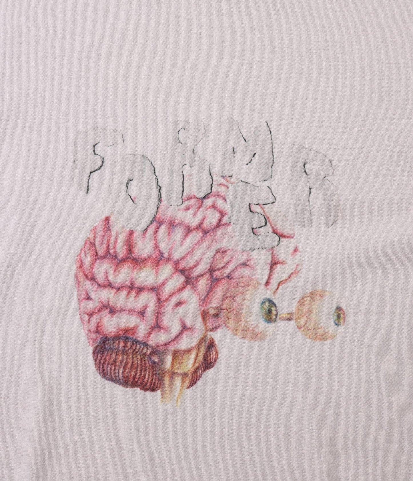 AWAKE SHRUNKEN T-SHIRT // BONE