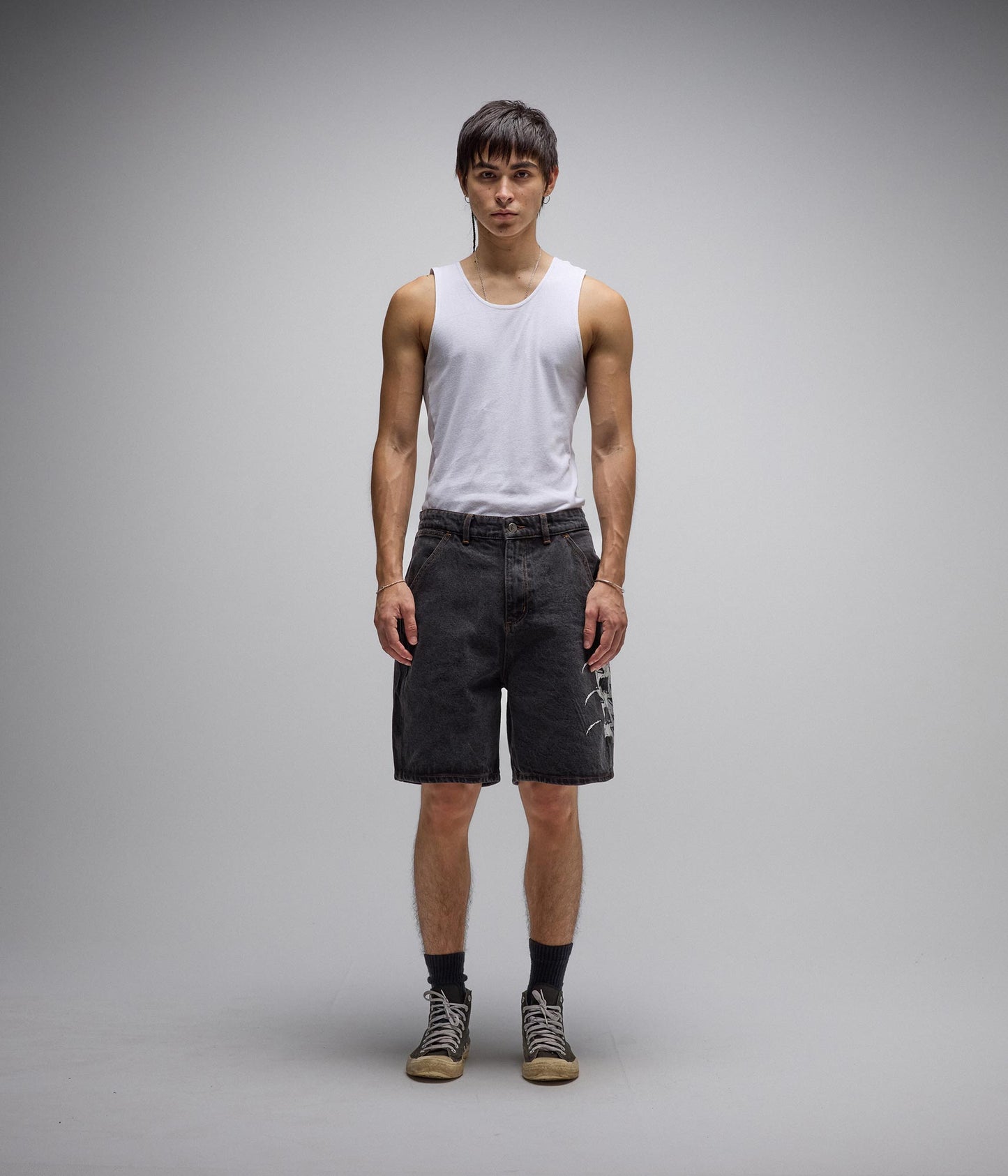 DION DENIM WALKSHORT // WASHED BLACK