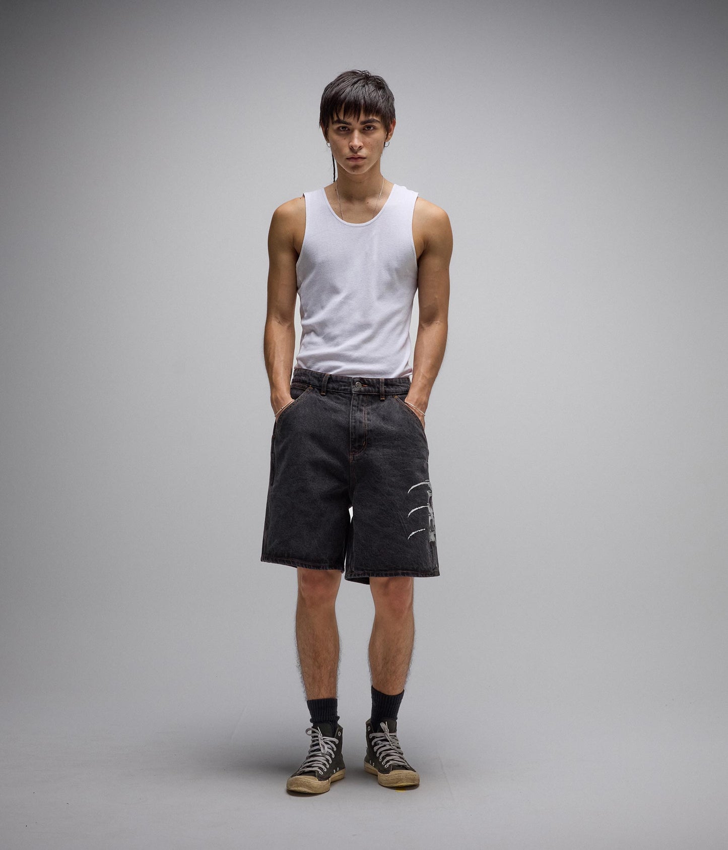DION DENIM WALKSHORT // WASHED BLACK