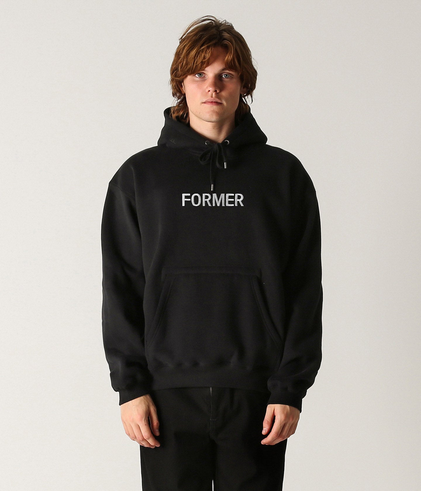 LEGACY EMBROID HOOD // BLACK