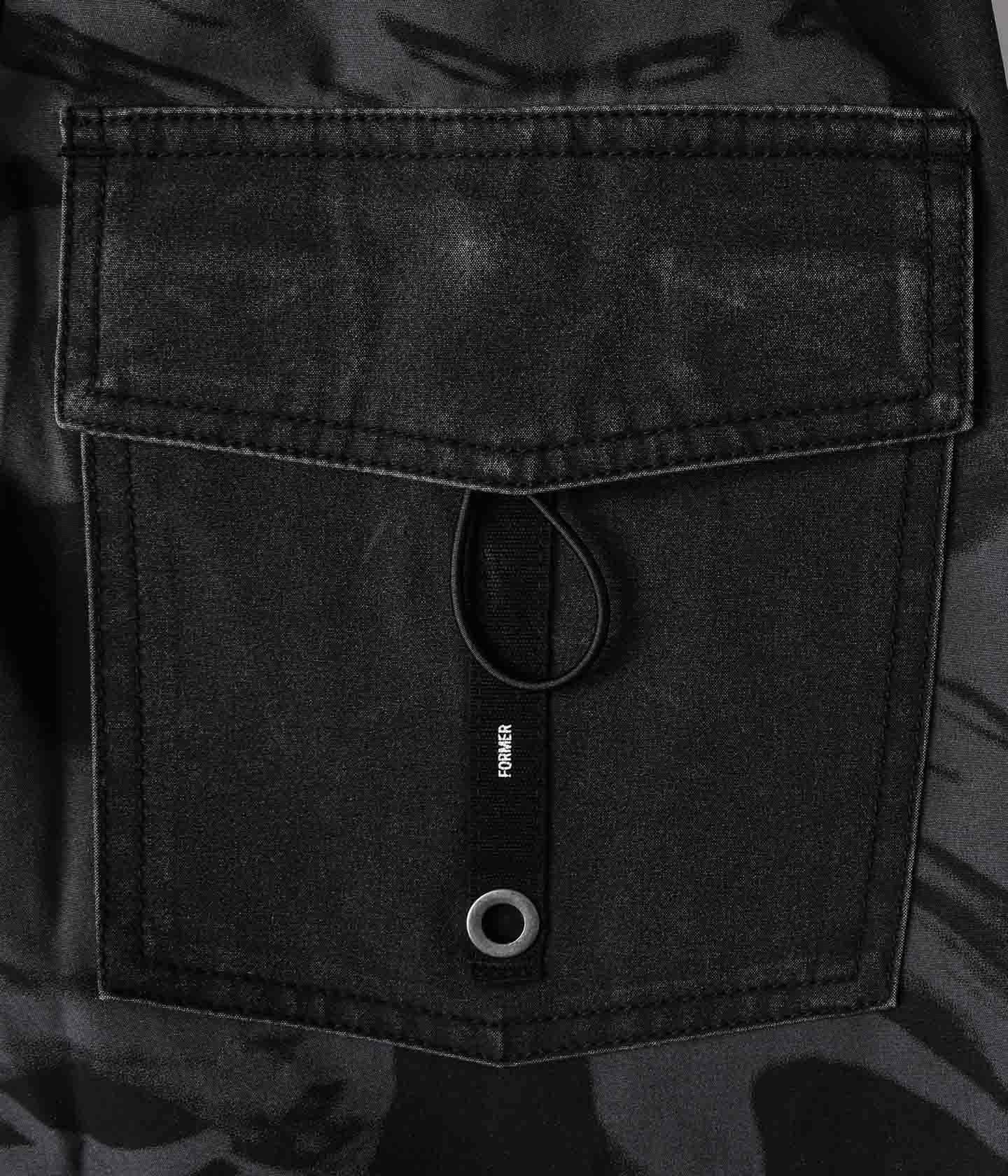 SWANS DISTORT 18' SWIM TRUNK // BLACK