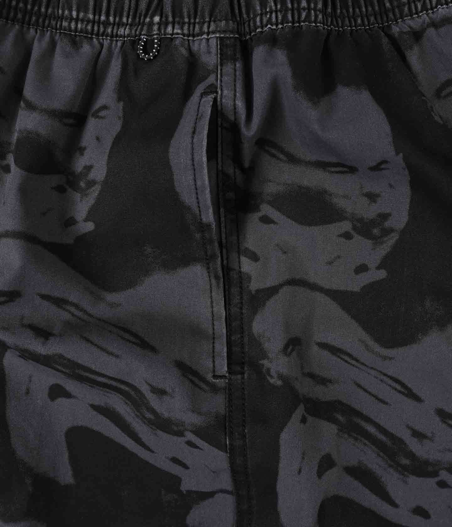 SWANS DISTORT 18' SWIM TRUNK // BLACK