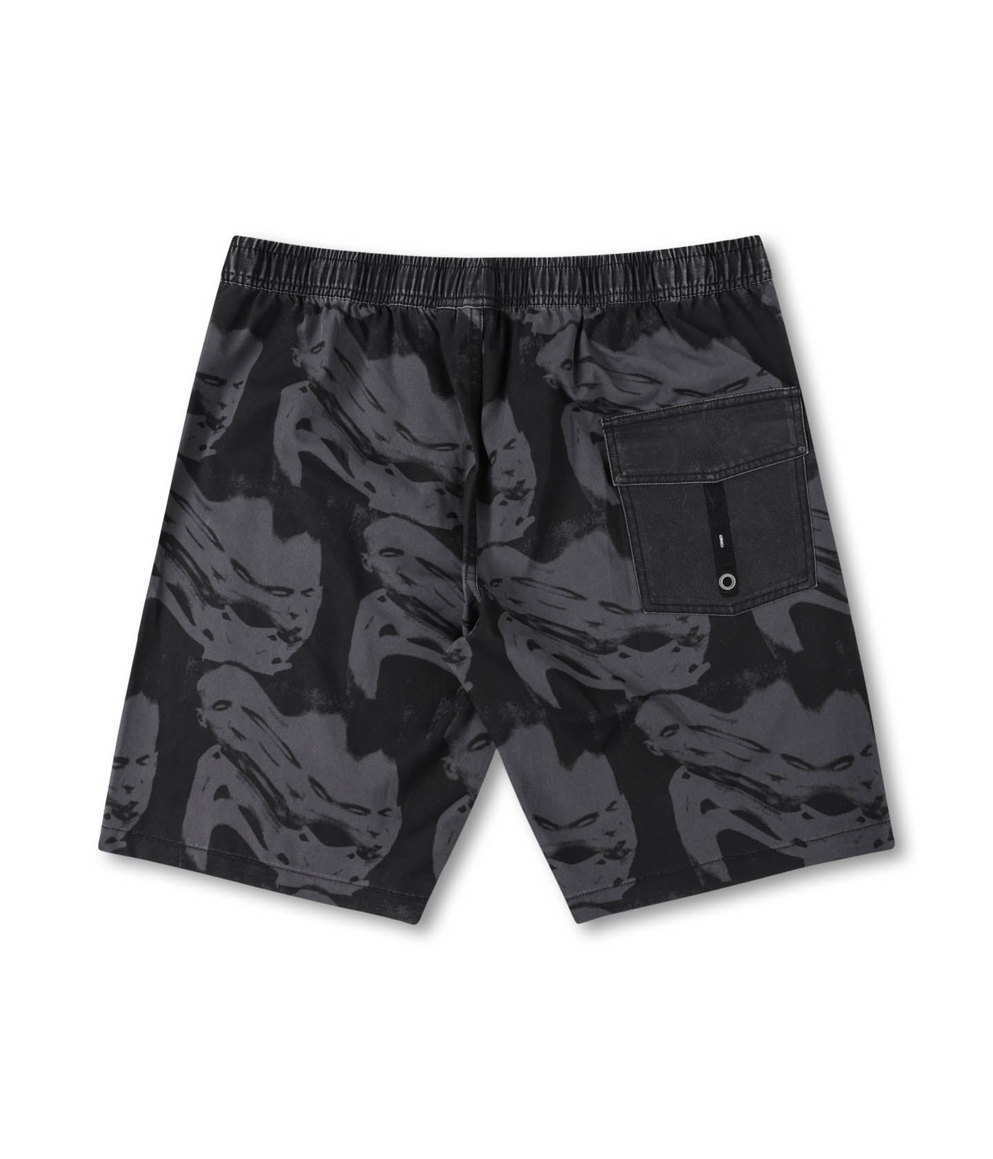 SWANS DISTORT 18' SWIM TRUNK // BLACK