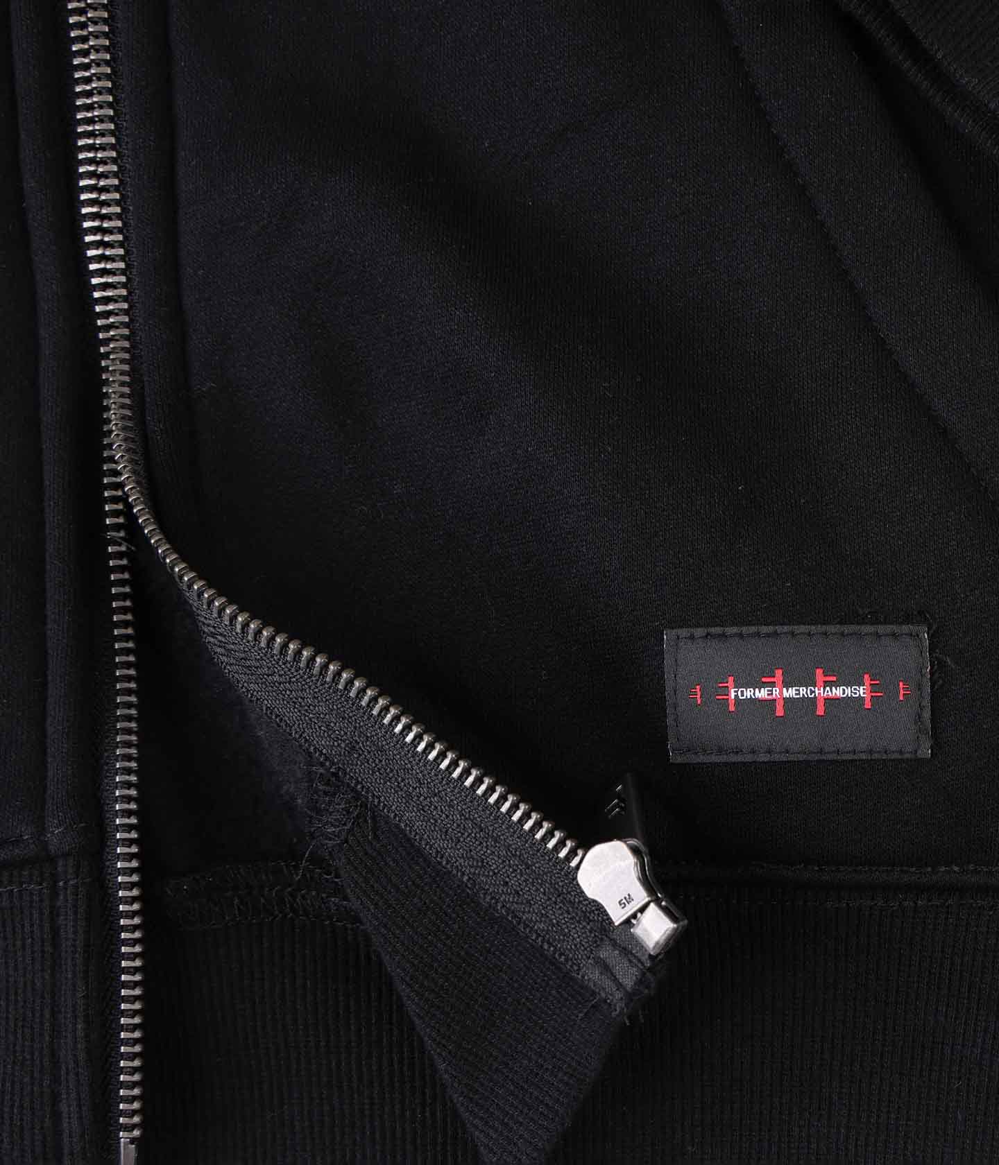 RECURRENT F LINED ZT HOOD // BLACK