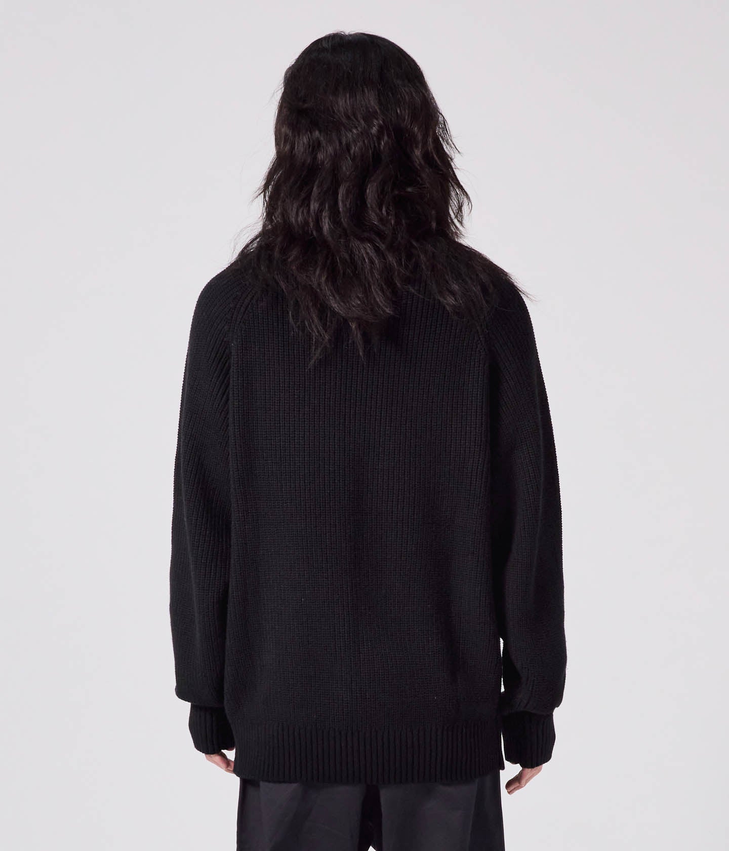 SYSTEM KNIT CREW // BLACK