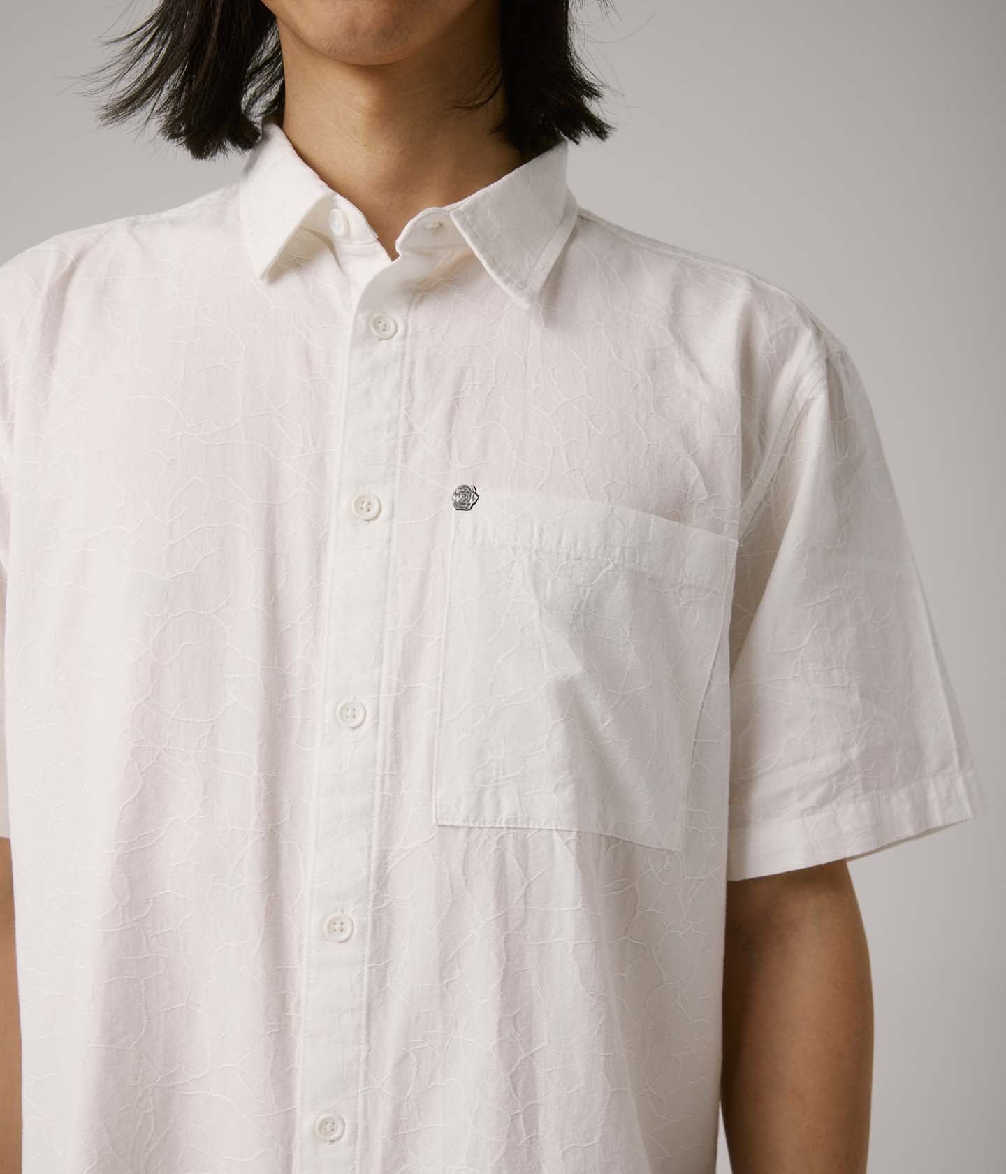 VIVIAN VINE SS SHIRT // WHITE