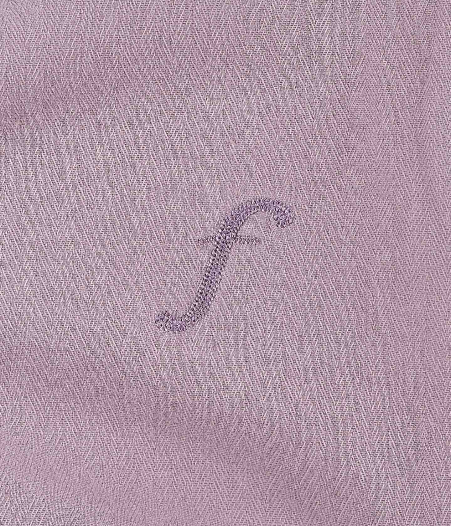 VIVIAN HERRINGBONE SS SHIRT // MAUVE