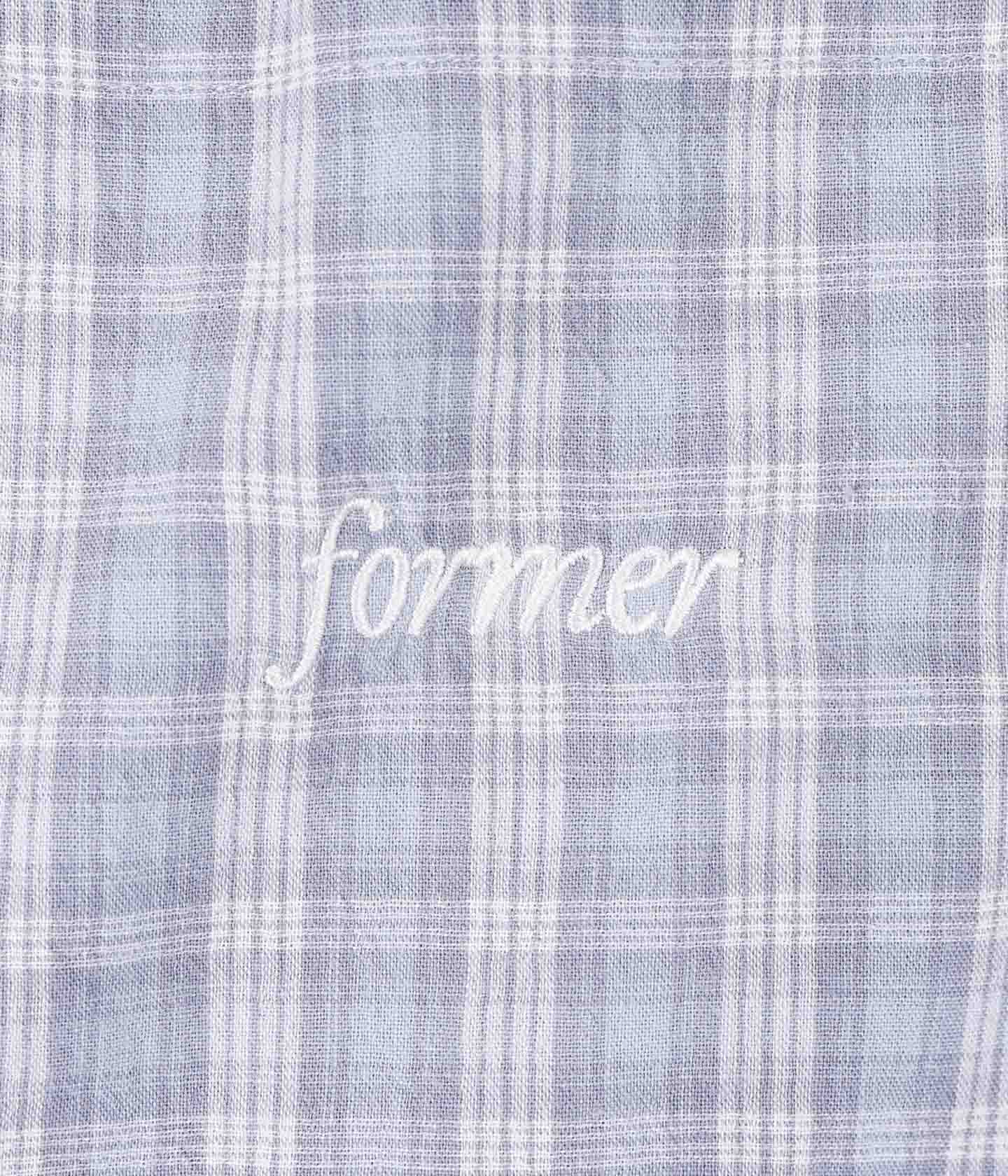MANNERS CHECK SS SHIRT // BLUE
