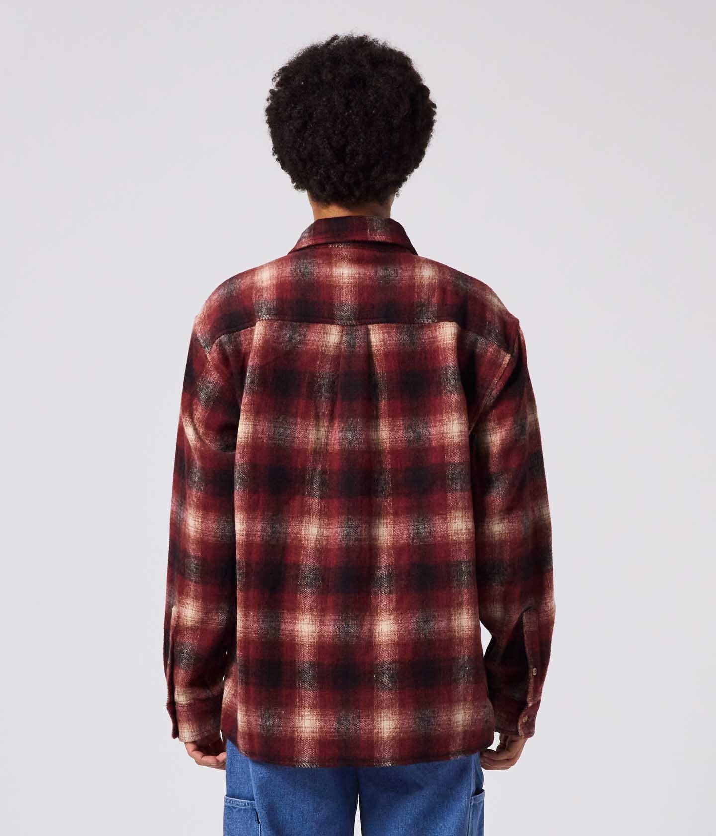 MANNERS FLANNEL LS SHIRT // RED
