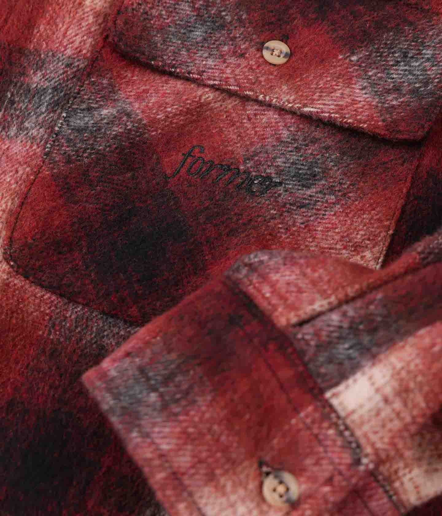 MANNERS FLANNEL LS SHIRT // RED
