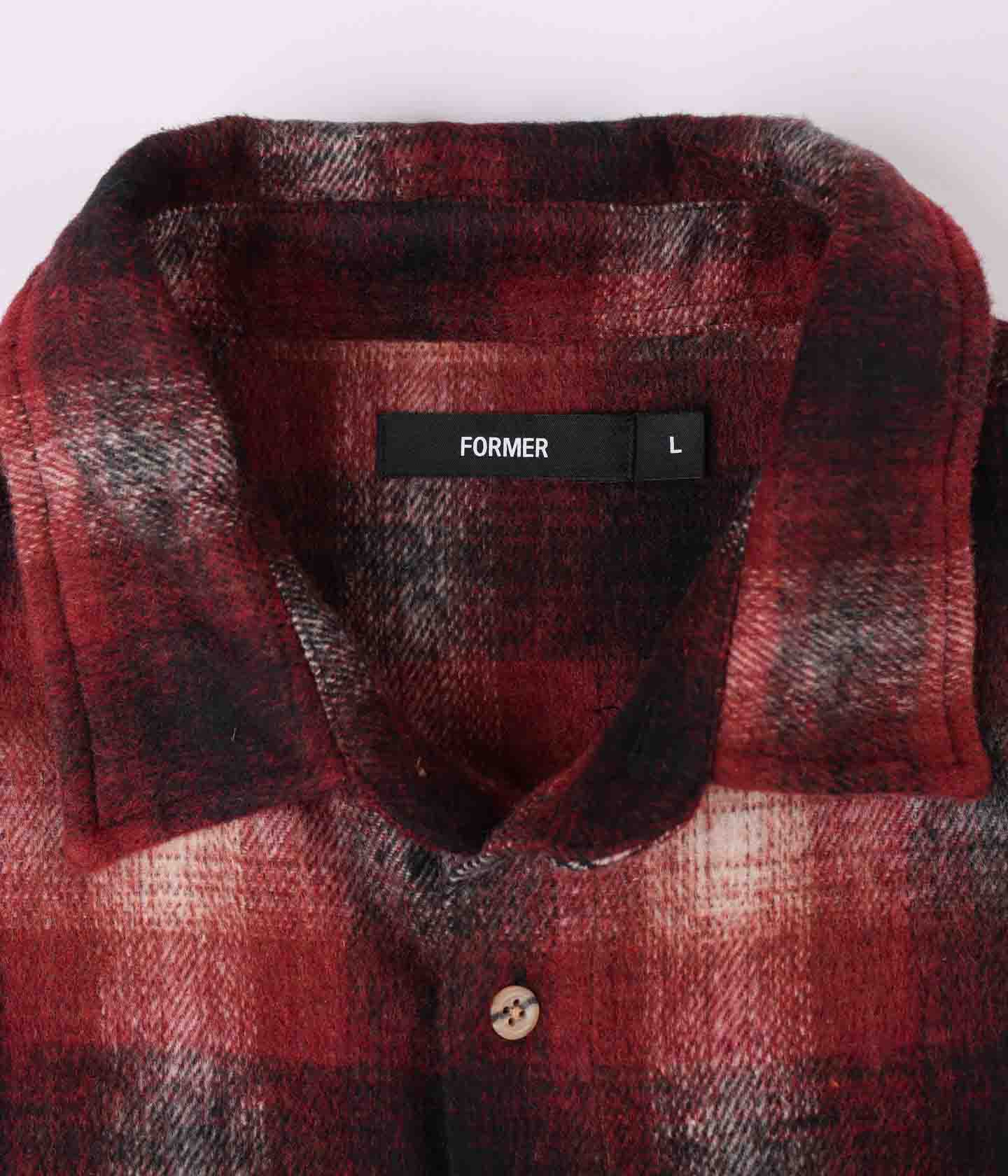 MANNERS FLANNEL LS SHIRT // RED
