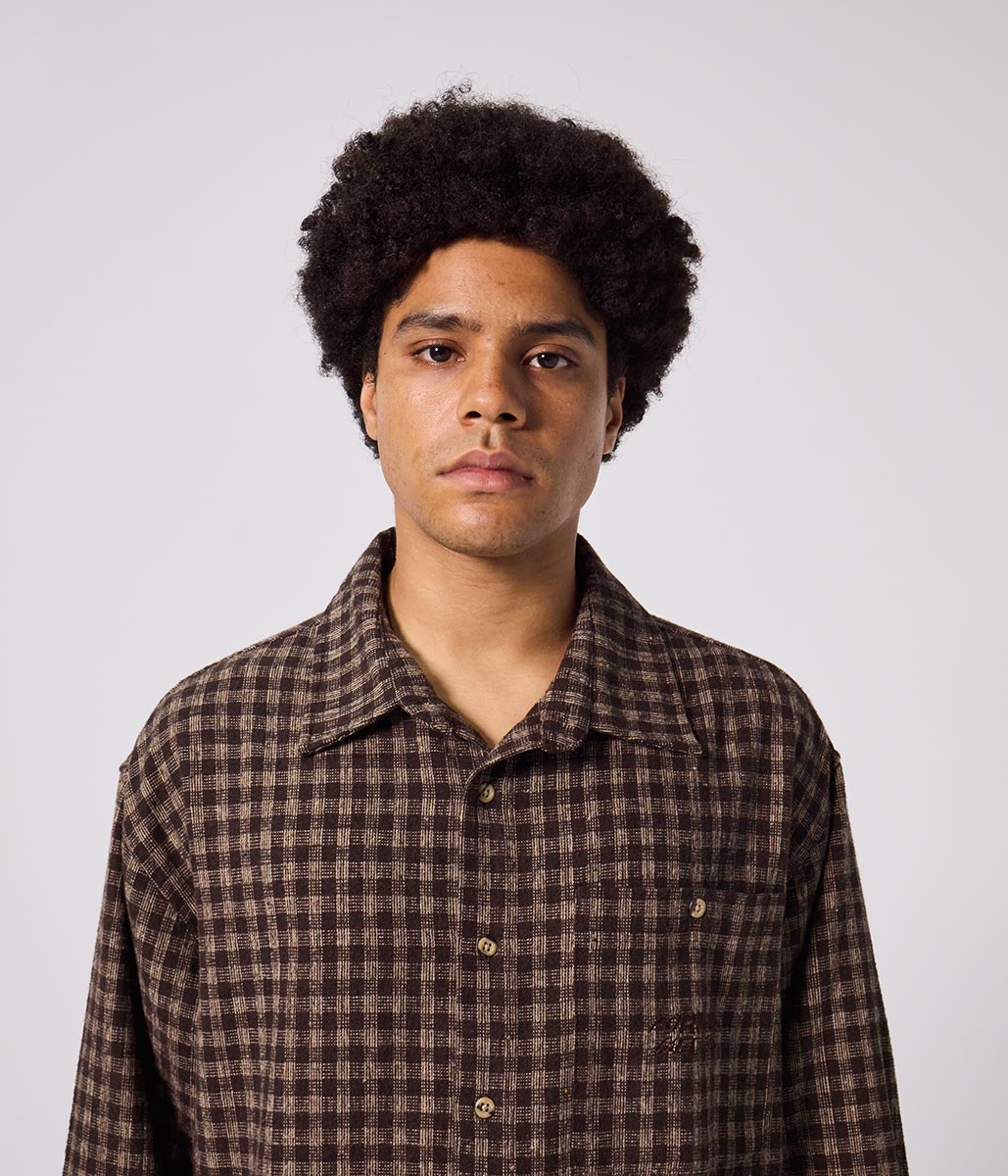 MARQUEE FLANNEL LS SHIRT // BROWN