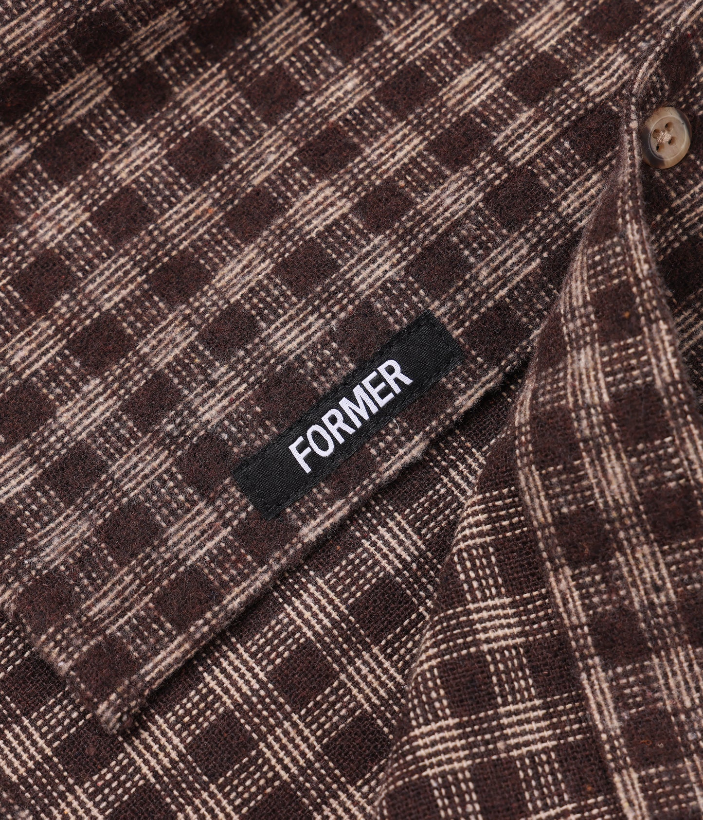 MARQUEE FLANNEL LS SHIRT // BROWN
