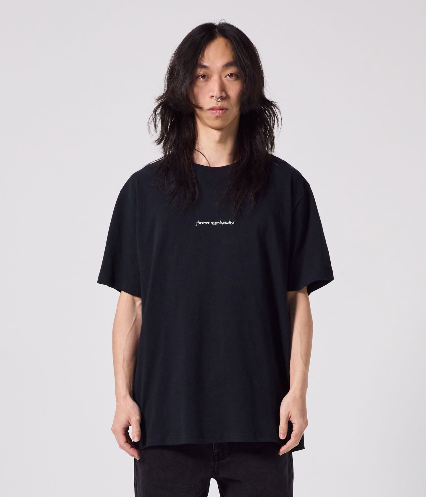 DISTORT OVERSIZED T-SHIRT // BLACK
