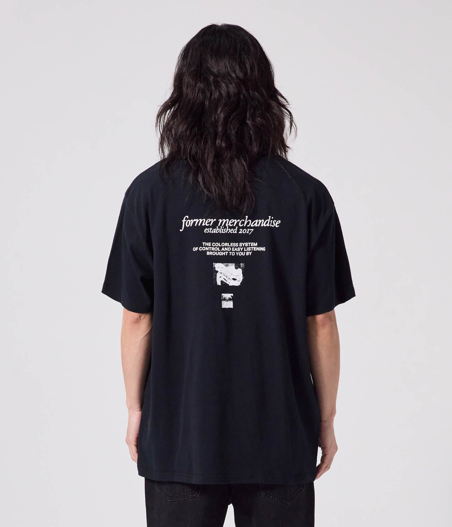 DISTORT OVERSIZED T-SHIRT // BLACK