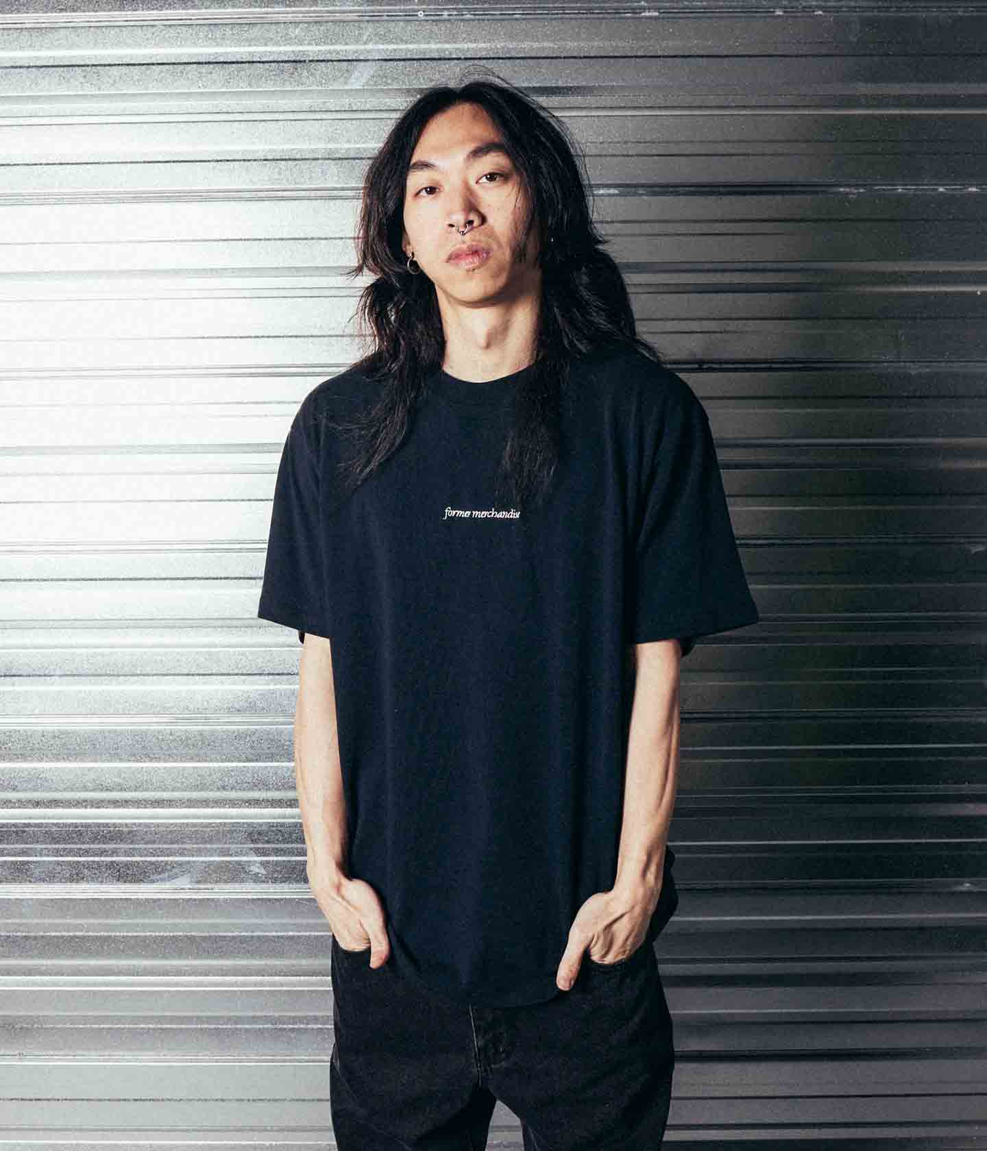 DISTORT OVERSIZED T-SHIRT // BLACK