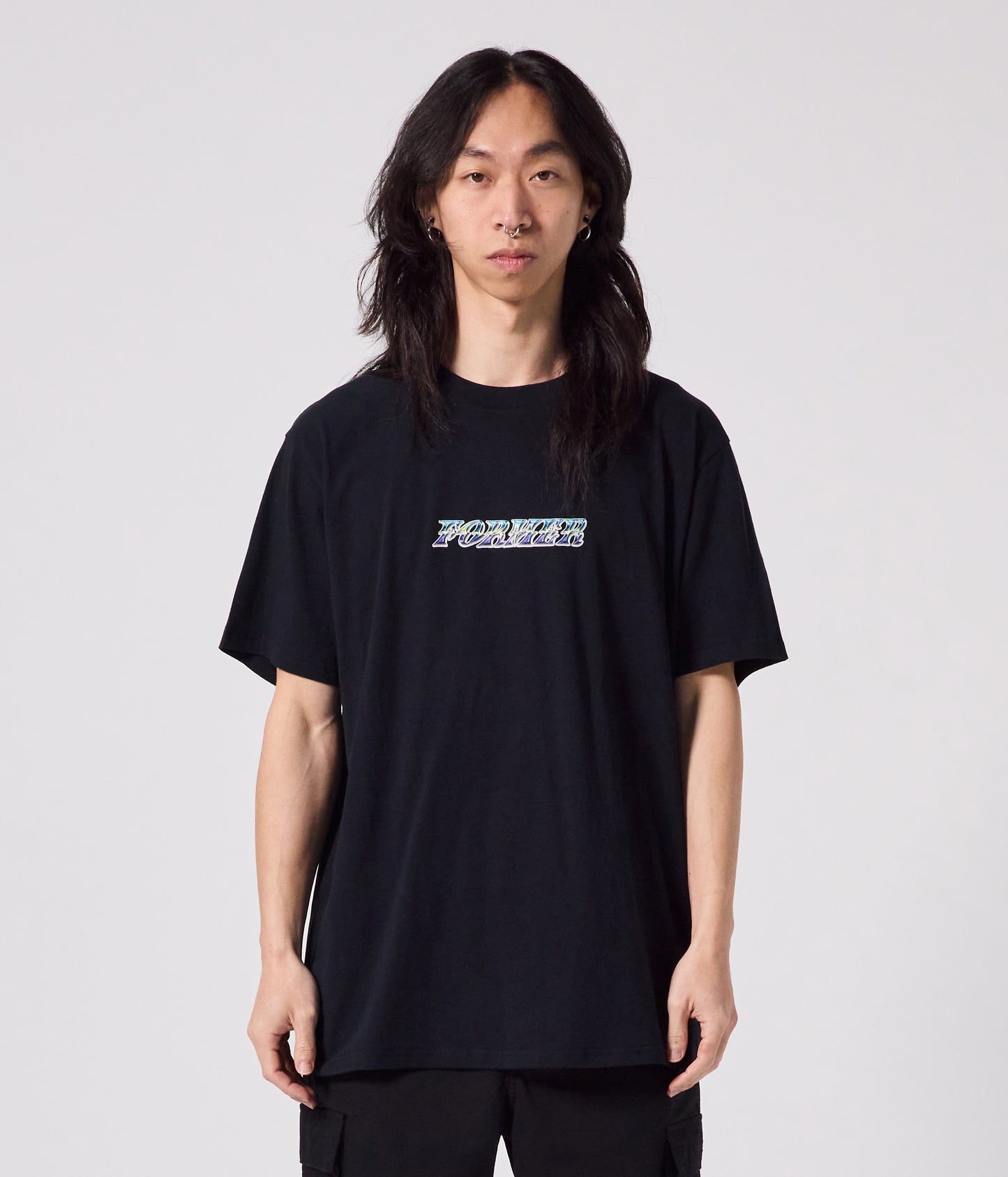 FOIL T-SHIRT // BLACK