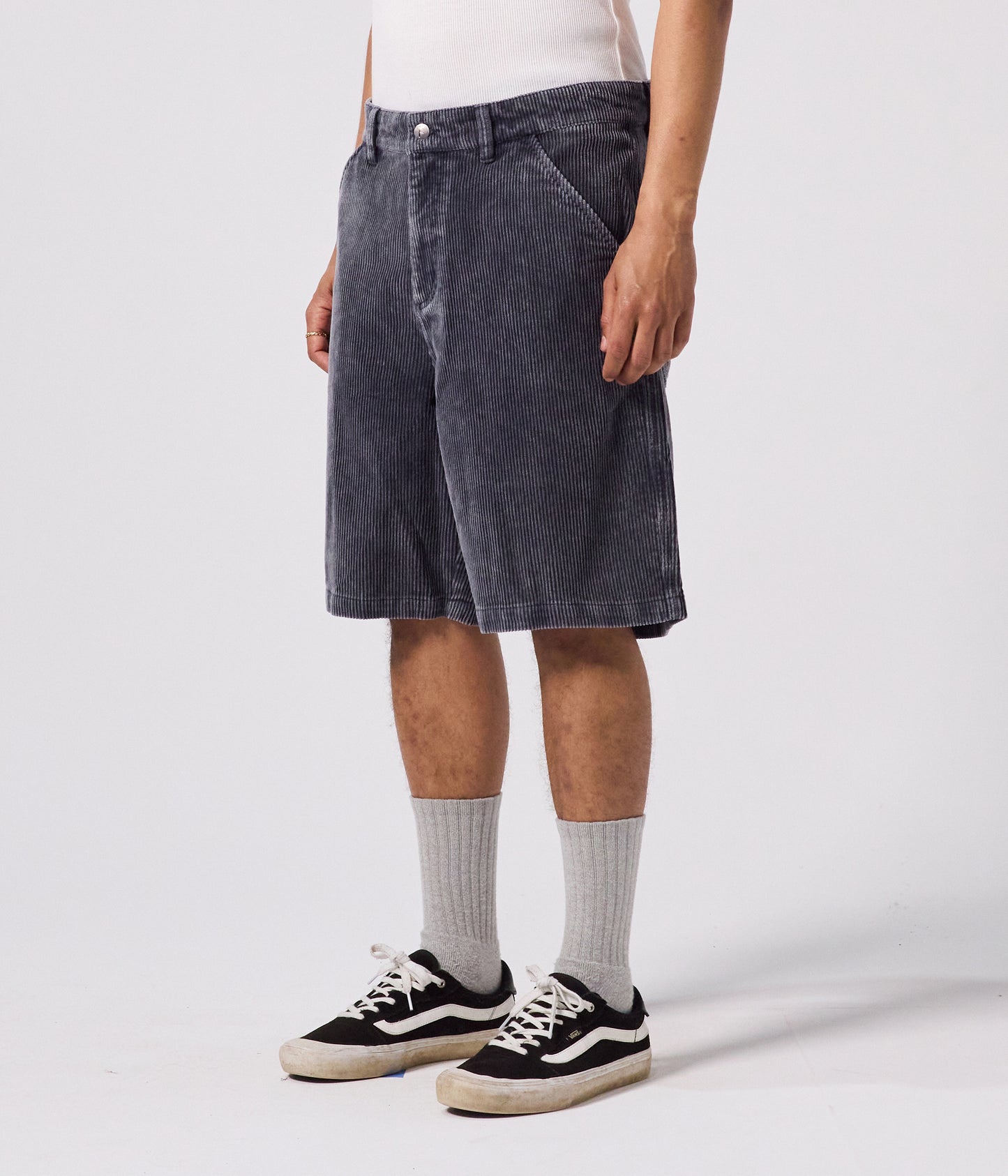 REYNOLDS ACID CORD 21' WALKSHORT // NAVY