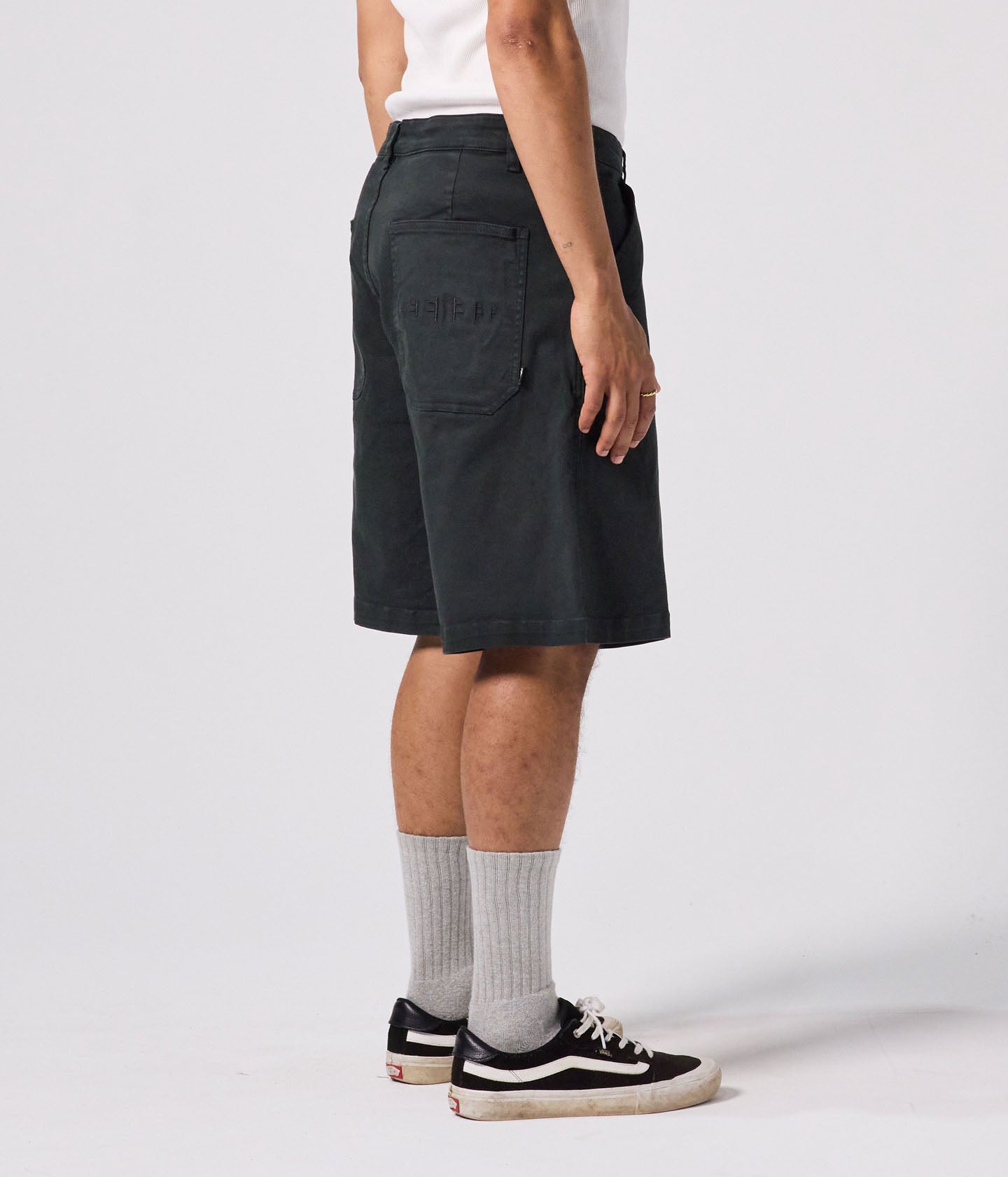 REYNOLDS OVERDYE DENIM 21' WALKSHORT // IVY STONE