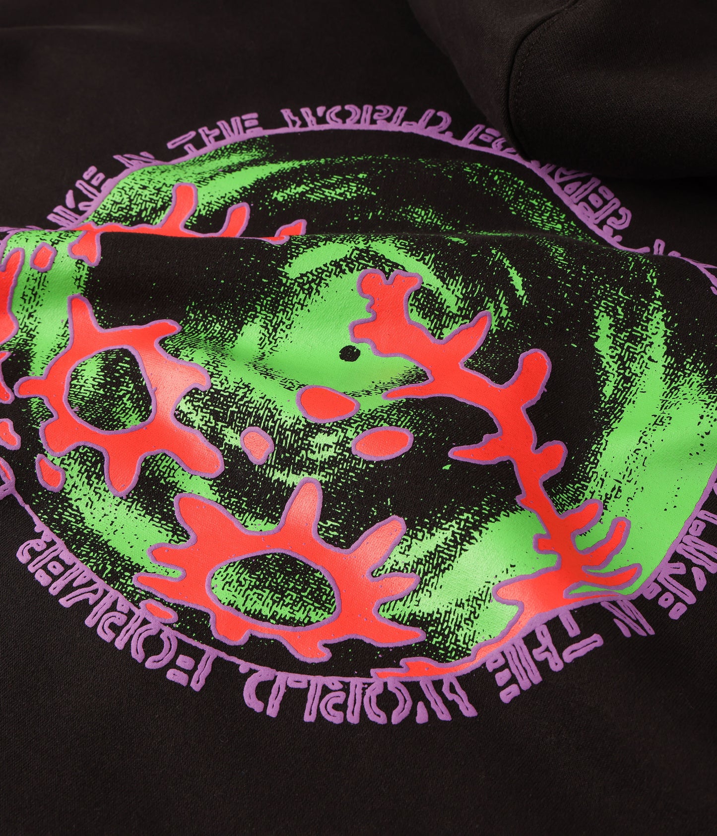 GLOBAL MIND HOOD // BLACK