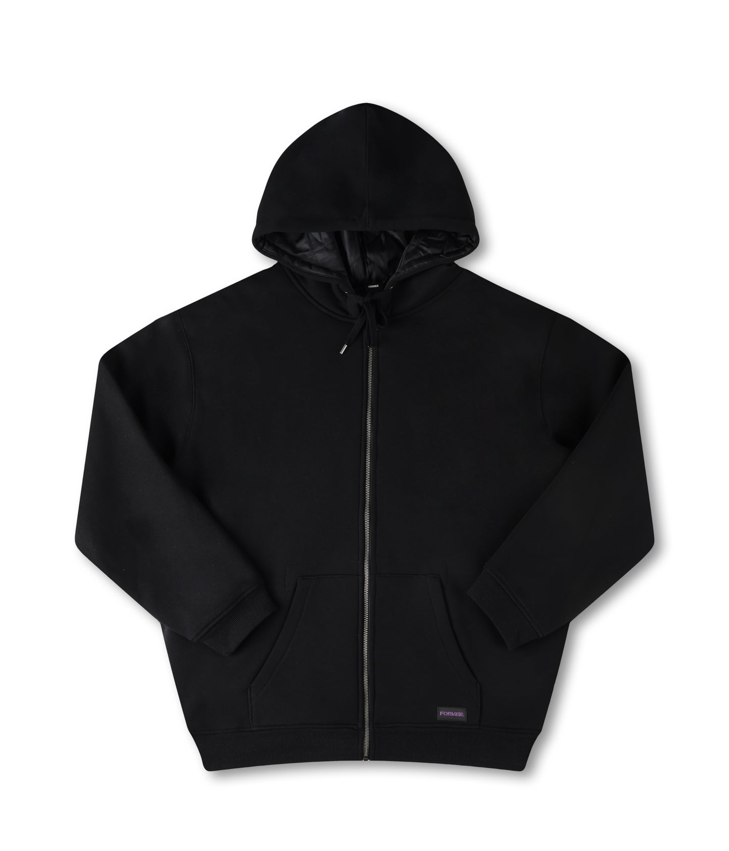 GLOBAL MIND LINED ZT HOOD // BLACK