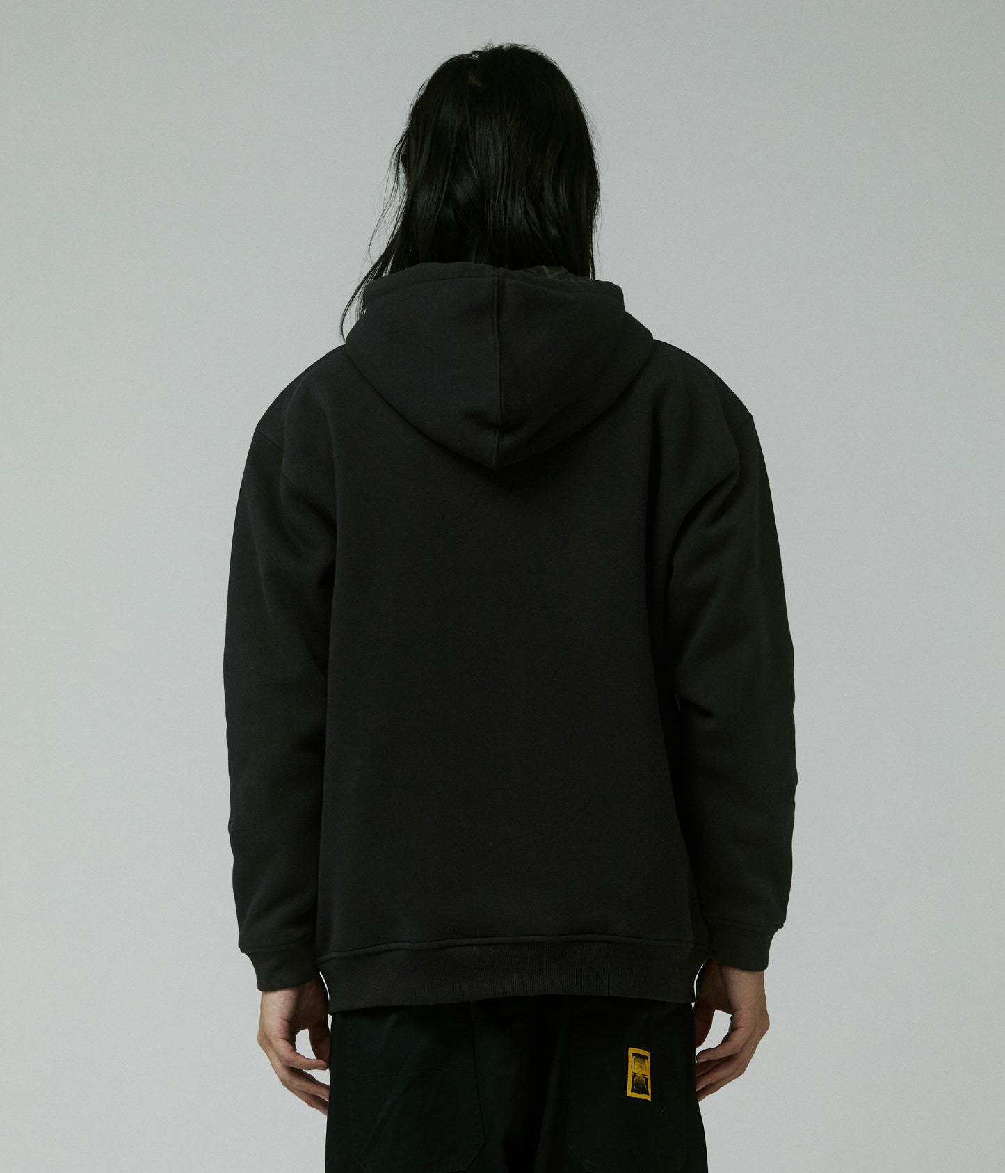 GLOBAL MIND LINED ZT HOOD // BLACK