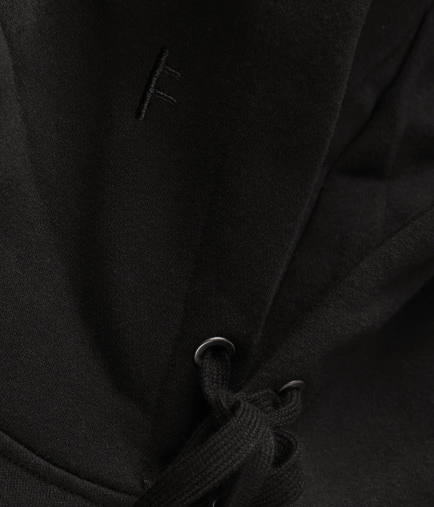 FLATLINE HOOD // BLACK