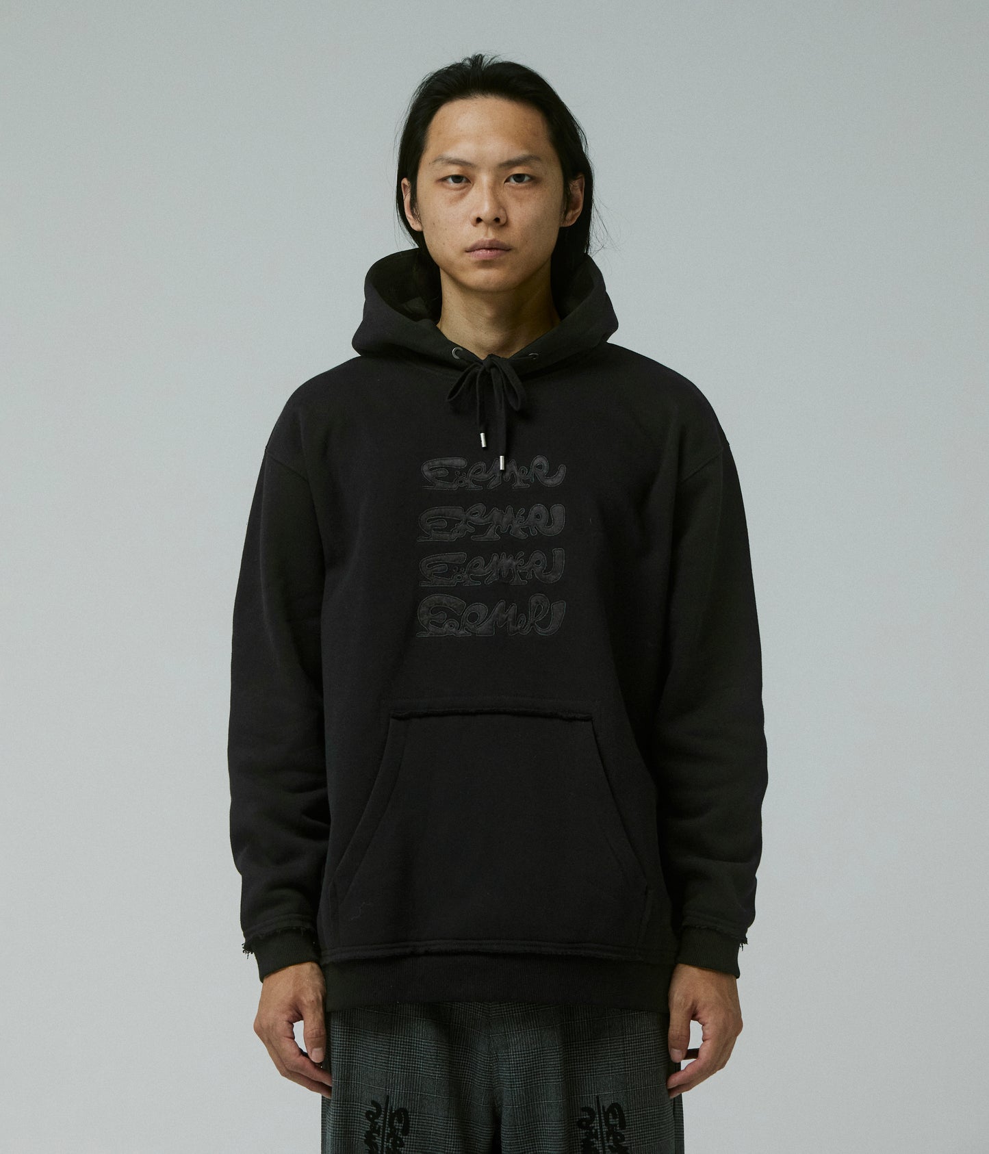 BETRAYER SATIN HOOD // BLACK