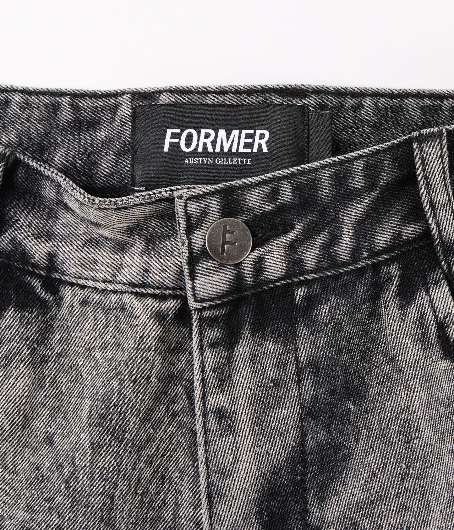 AG ACID DENIM PANT // BLACK