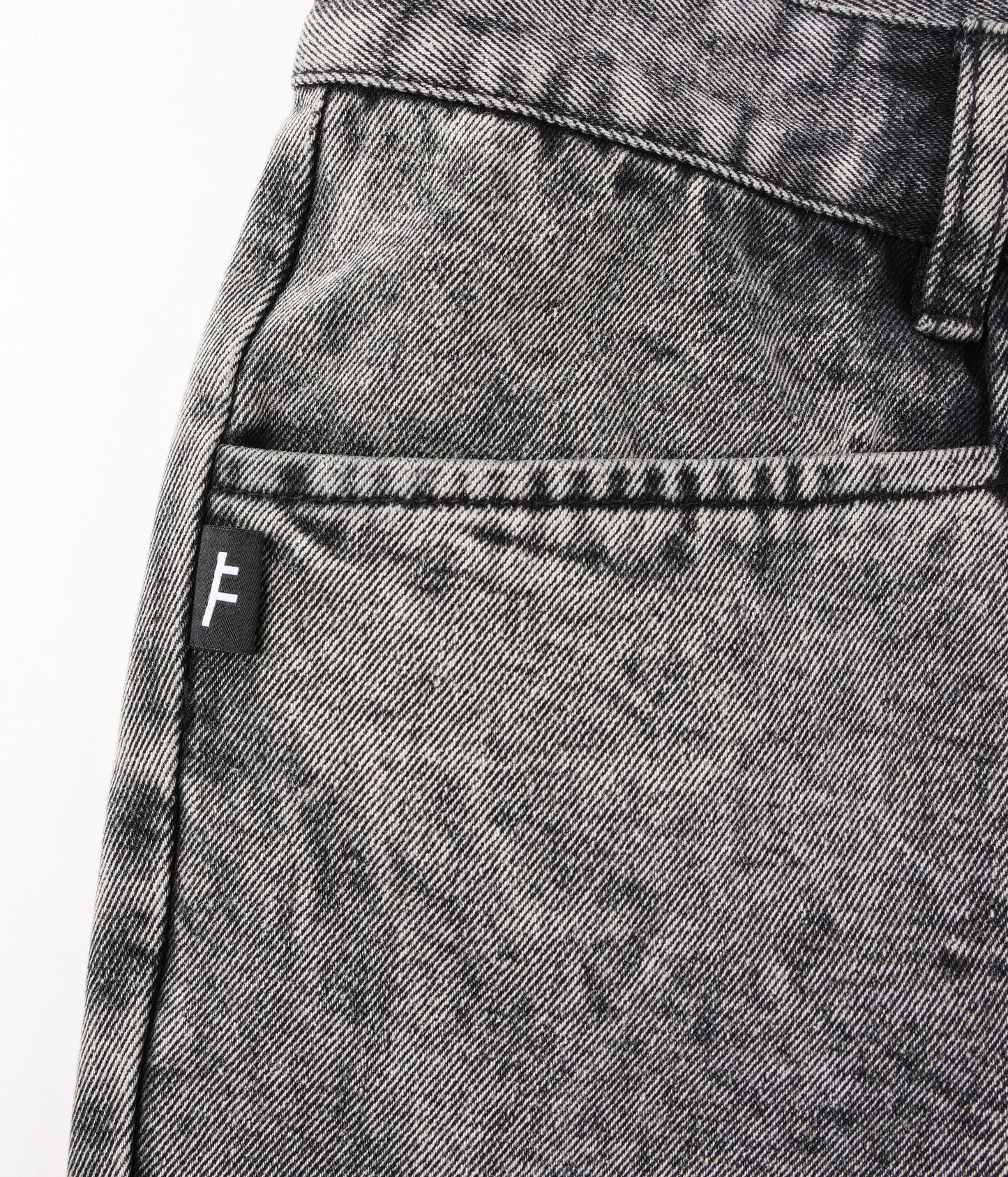 AG ACID DENIM PANT // BLACK