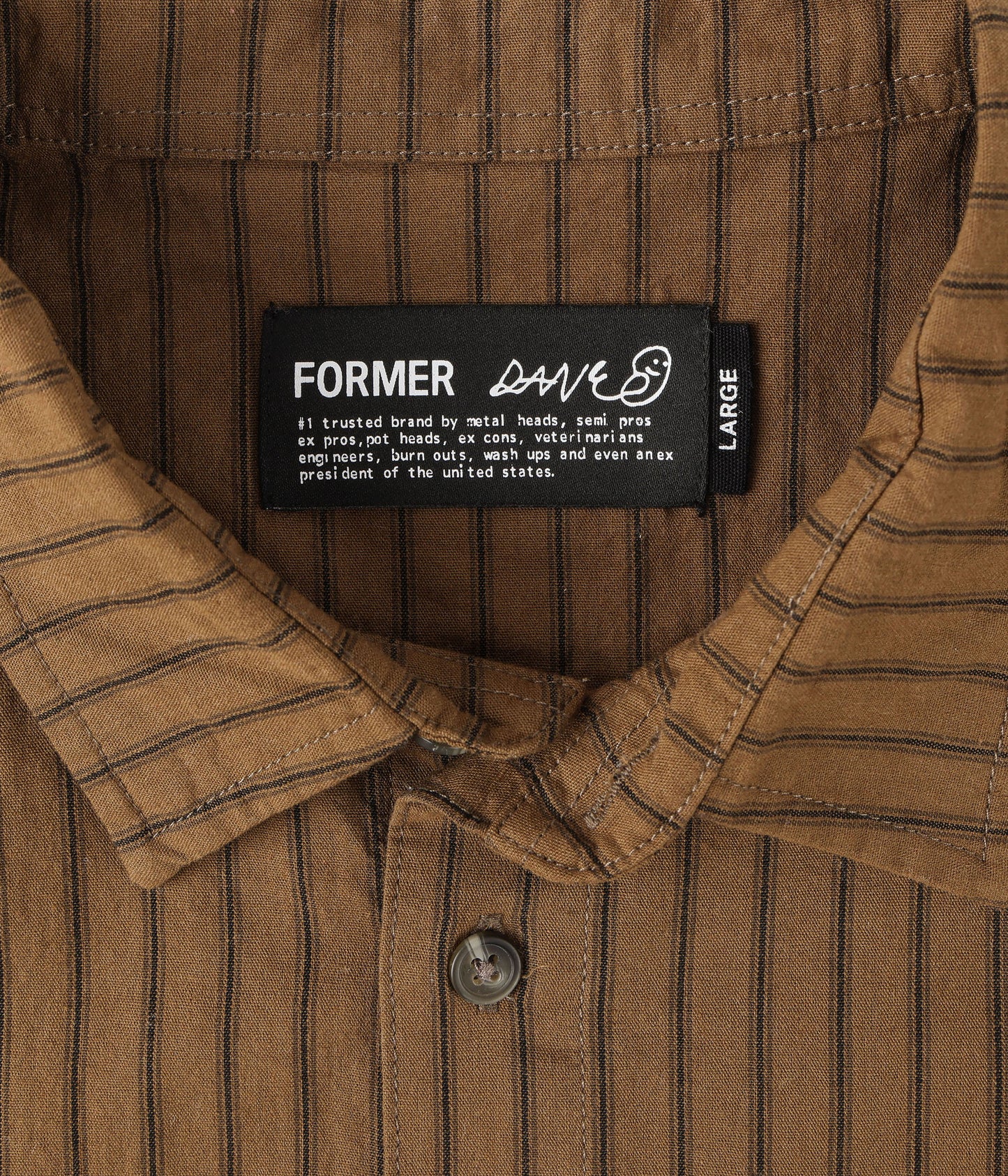 REYNOLDS STRIPE SS SHIRT // BARK