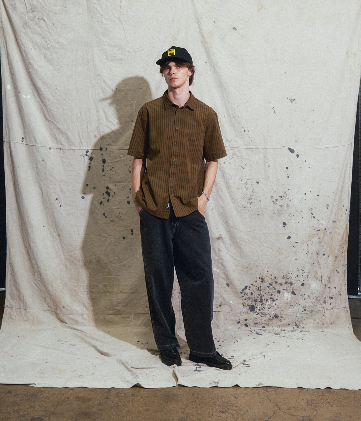 REYNOLDS STRIPE SS SHIRT // BARK