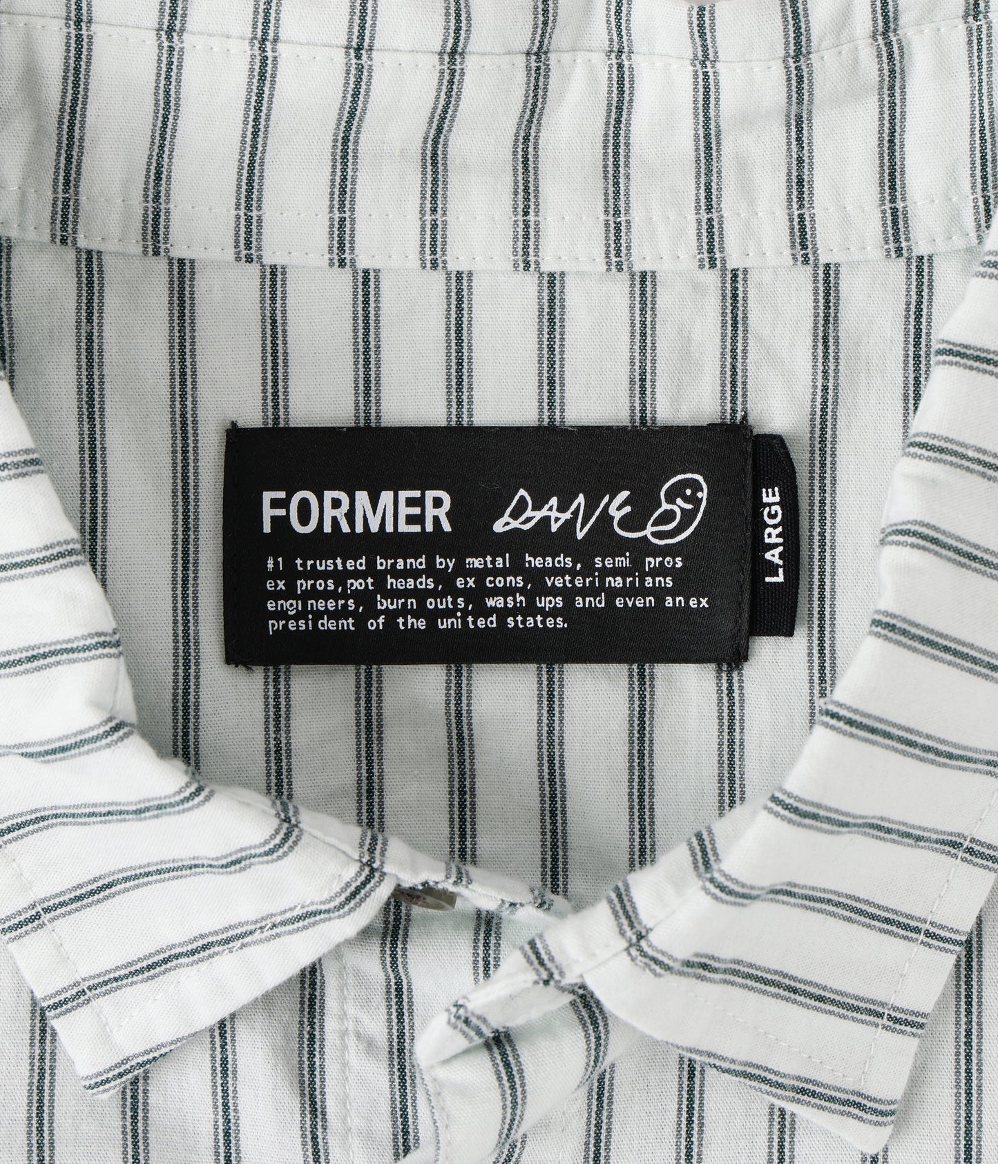 REYNOLDS STRIPE SS SHIRT // BONE